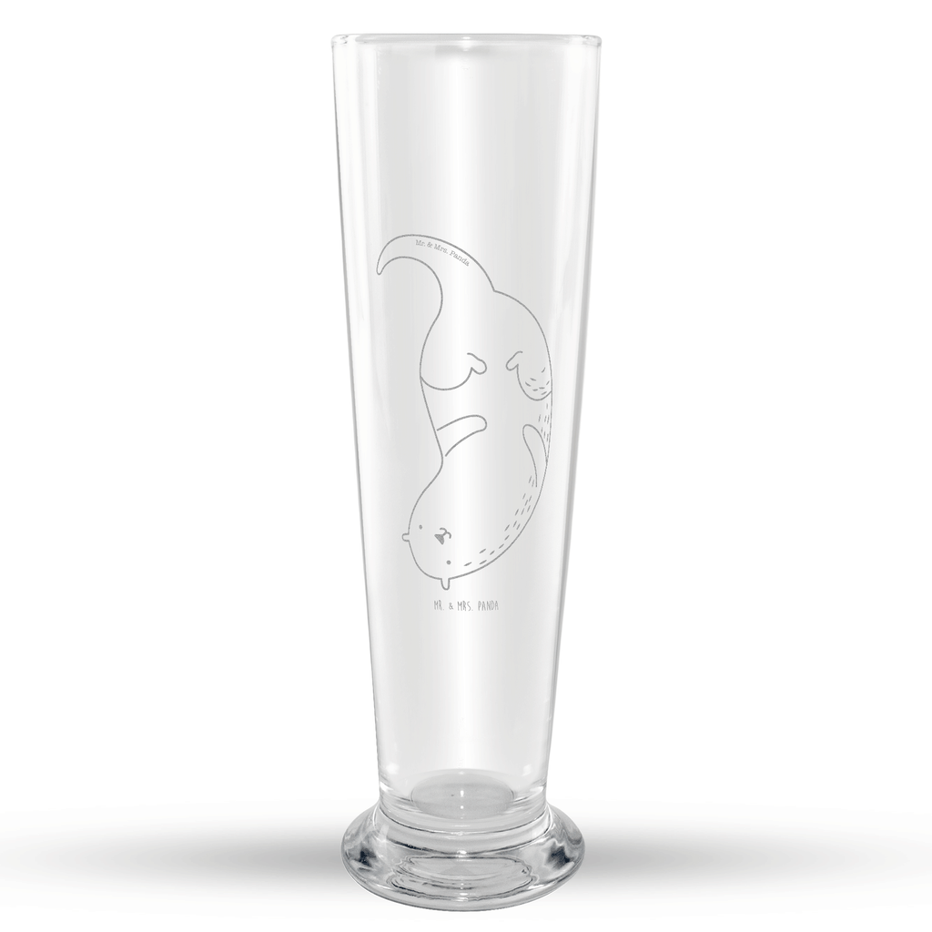 Weizenglas Otter Kopfüber Weizenglas, Weizen Glas, Vatertag, Weizenbier Glas, Weizenbierglas, Otter, Fischotter, Seeotter, Otter Seeotter See Otter