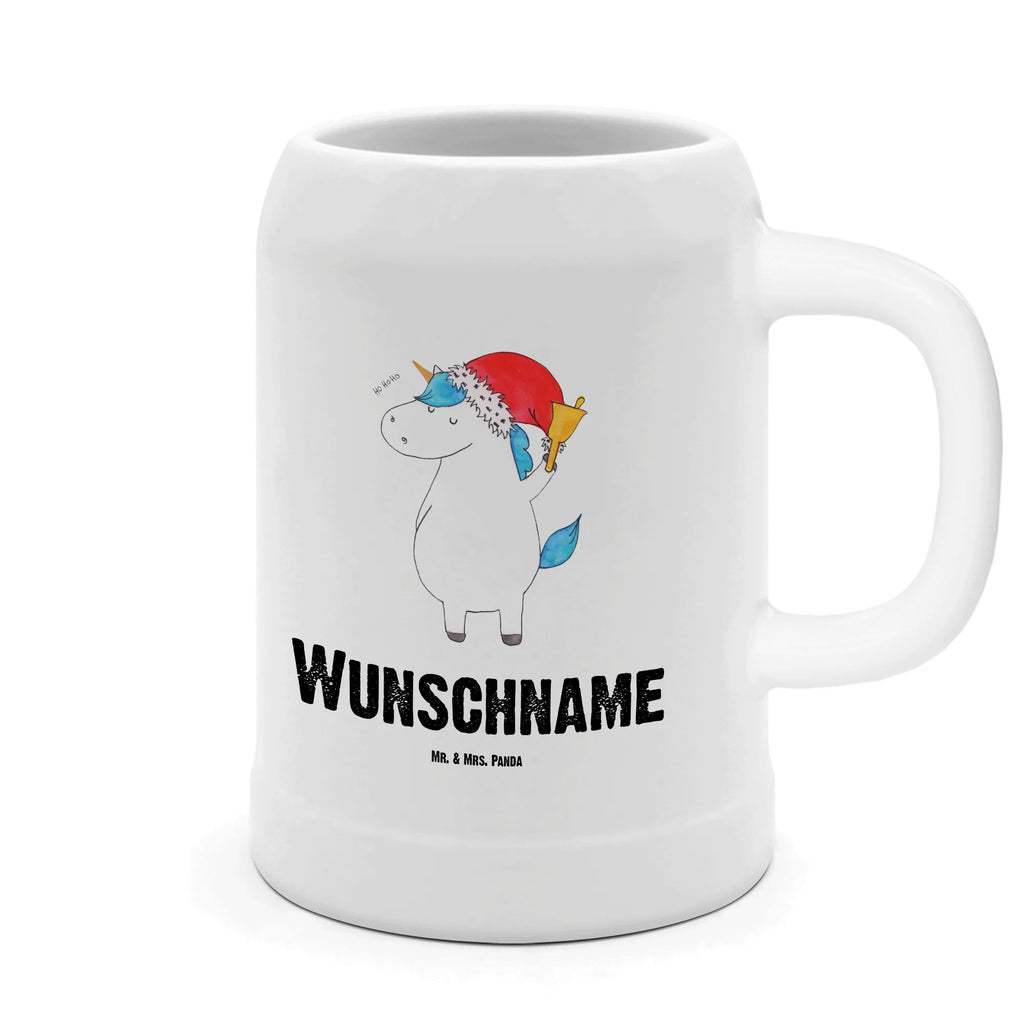 Personalisierter Bierkrug Einhorn Weihnachtsmann Bierkrug mit Namen, Bierkrug personalisieren, Bierglas mit Namen, Personalisierung, Bedrucken, Einhorn, Einhörner, Einhorn Deko, Pegasus, Unicorn, Gin, Schokolade, Schoki, Weihnachten, Weihnachtsmann, Nikolaus, Wunschzettel, Wunschliste, Feenstaub