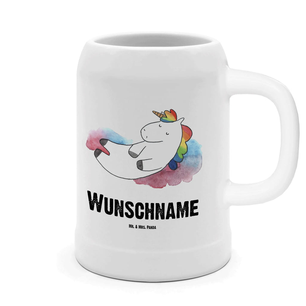 Personalisierter Bierkrug Einhorn Wolke 7 Bierkrug mit Namen, Bierkrug personalisieren, Bierglas mit Namen, Personalisierung, Bedrucken, Einhorn, Einhörner, Einhorn Deko, Pegasus, Unicorn, verliebt, Menschen, witzig, lustig, Geschenk, Glaube, Realität, Lächeln