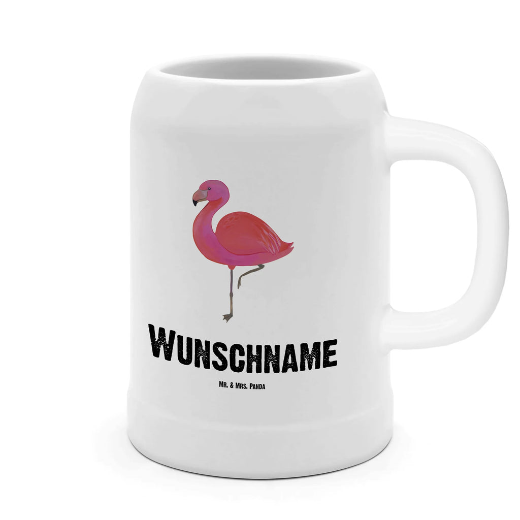 Personalisierter Bierkrug Flamingo Classic Bierkrug mit Namen, Bierkrug personalisieren, Bierglas mit Namen, Personalisierung, Bedrucken, Flamingo, Einzigartig, Selbstliebe, Stolz, ich, für mich, Spruch, Freundin, Freundinnen, Außenseiter, Sohn, Tochter, Geschwister