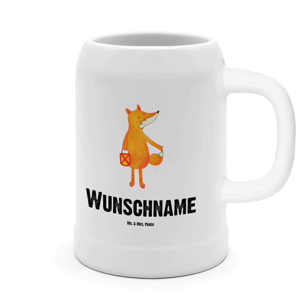 Personalisierter Bierkrug Fuchs Laterne Bierkrug mit Namen, Bierkrug personalisieren, Bierglas mit Namen, Personalisierung, Bedrucken, Fuchs, Füchse, Spruch trösten, Liebeskummer Spruch, Laterne, Sankt Martin, Laternenumzug, Aufmuntern, Cäsar Otto Hugo Flaischlen