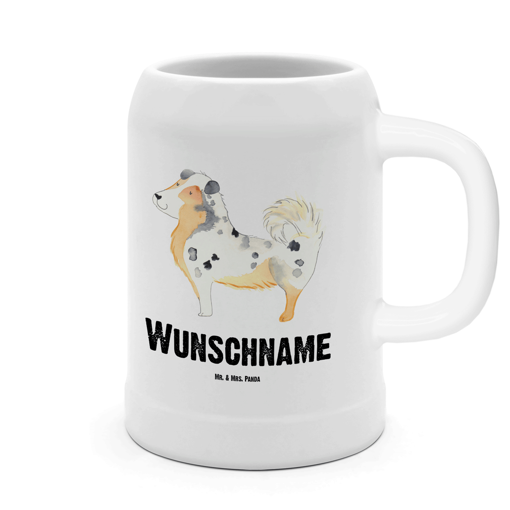 Personalisierter Bierkrug Hund Australien Shepherd Bierkrug mit Namen, Bierkrug personalisieren, Bierglas mit Namen, Personalisierung, Bedrucken, Hund, Hundemotiv, Haustier, Hunderasse, Tierliebhaber, Hundebesitzer, Sprüche, Australien Shepherd, Shepherd, Hundeliebe, Familienhund, Spruch