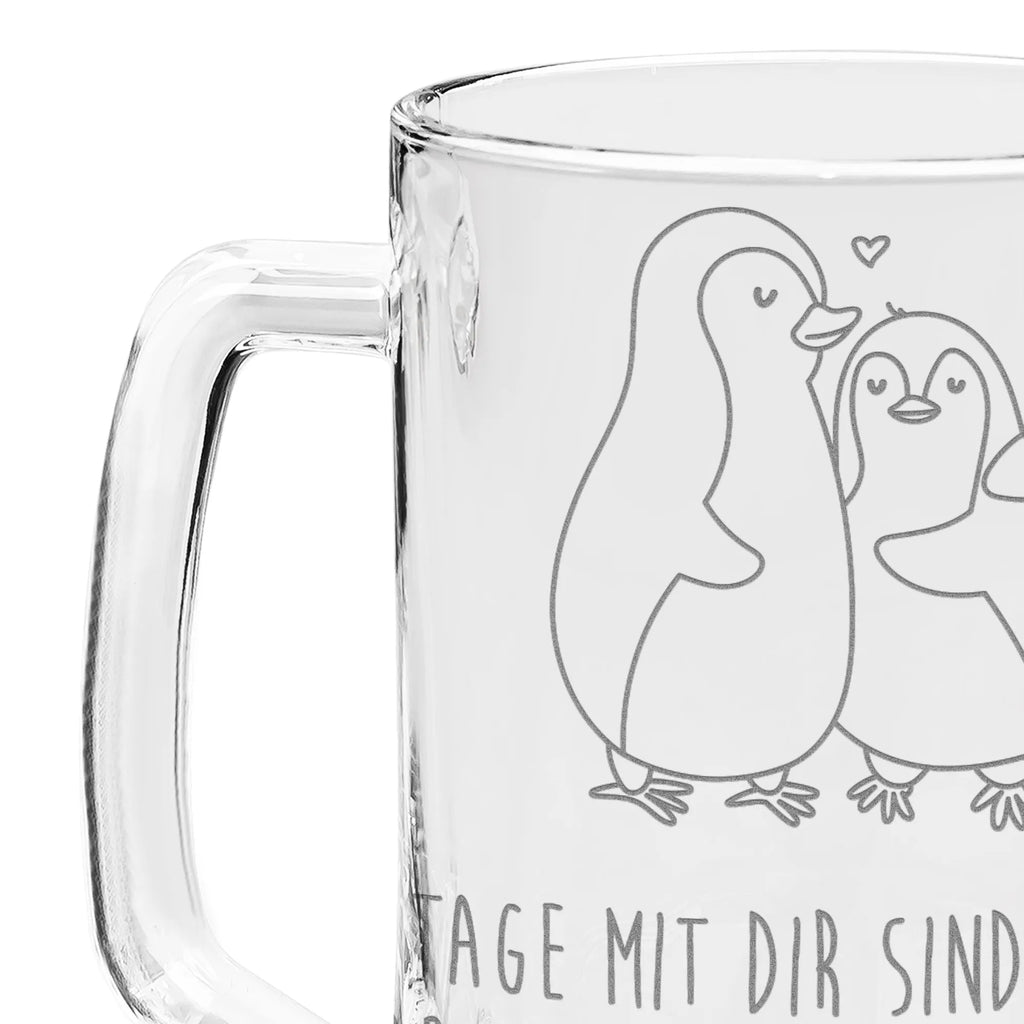 Gravur Bierkrug Pinguin umarmen Bierkrug, Bier Krug, Bierkrug Glas, Vatertag, Pinguin, Liebe, Liebespaar, Liebesbeweis, Liebesgeschenk, Verlobung, Jahrestag, Hochzeitstag, Hochzeit, Hochzeitsgeschenk