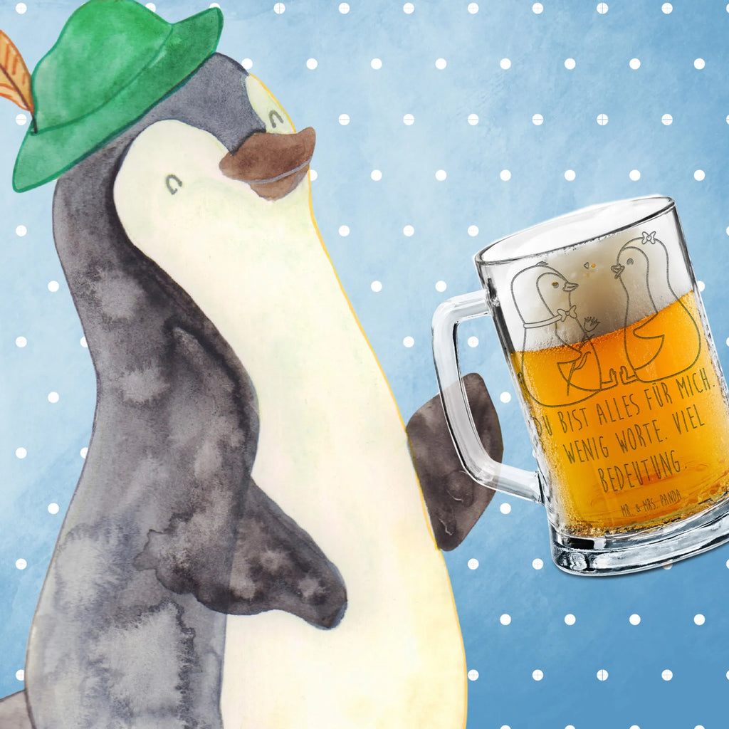 Gravur Bierkrug Pinguin Pärchen Bierkrug, Bier Krug, Bierkrug Glas, Vatertag, Pinguin, Pinguine, Liebe, Liebespaar, Liebesbeweis, Liebesgeschenk, Verlobung, Jahrestag, Hochzeitstag, Hochzeit, Hochzeitsgeschenk, große Liebe, Traumpaar