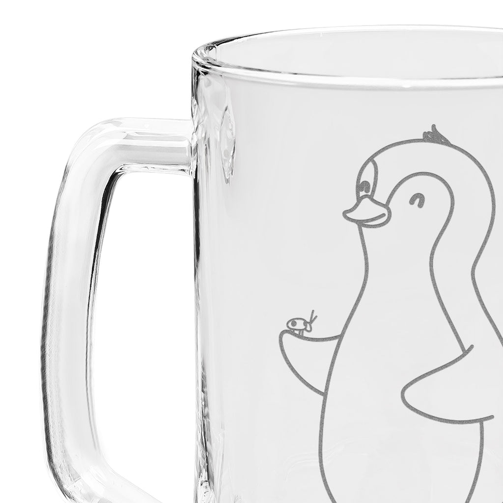 Gravur Bierkrug Pinguin Marienkäfer Bierkrug, Bier Krug, Bierkrug Glas, Vatertag, Pinguin, Pinguine, Marienkäfer, Liebe, Wunder, Glück, Freude, Lebensfreude