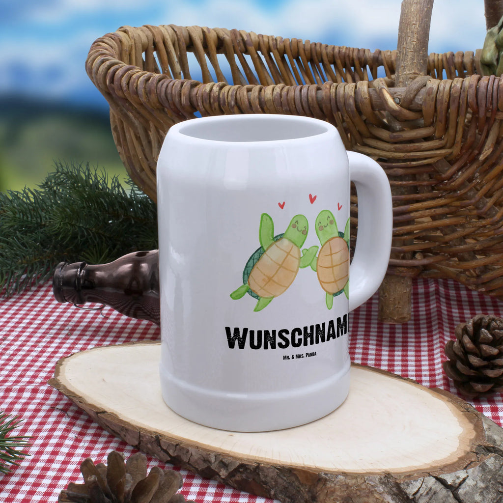 Personalisierter Bierkrug Schildkröten Paar Bierkrug mit Namen, Bierkrug personalisieren, Bierglas mit Namen, Personalisierung, Bedrucken, Liebe, Partner, Freund, Freundin, Ehemann, Ehefrau, Heiraten, Verlobung, Heiratsantrag, Liebesgeschenk, Jahrestag, Hocheitstag, Valentinstag, Geschenk für Frauen, Hochzeitstag, Mitbringsel, Geschenk für Freundin, Geschenk für Partner, Liebesbeweis, für Männer, für Ehemann