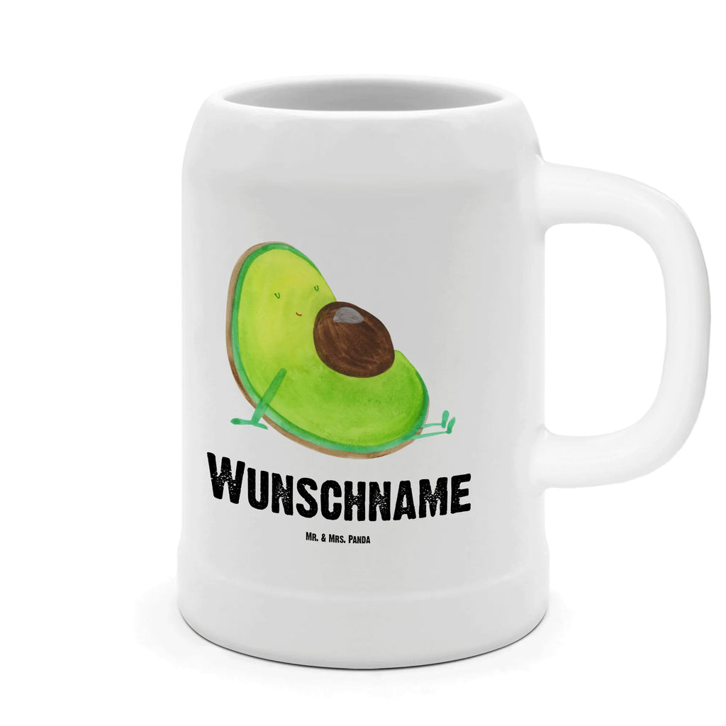 Personalisierter Bierkrug Avocado schwanger Bierkrug mit Namen, Bierkrug personalisieren, Bierglas mit Namen, Personalisierung, Bedrucken, Avocado, Veggie, Vegan, Gesund, schwanger, Schwangerschaft, Babyparty, Babyshower