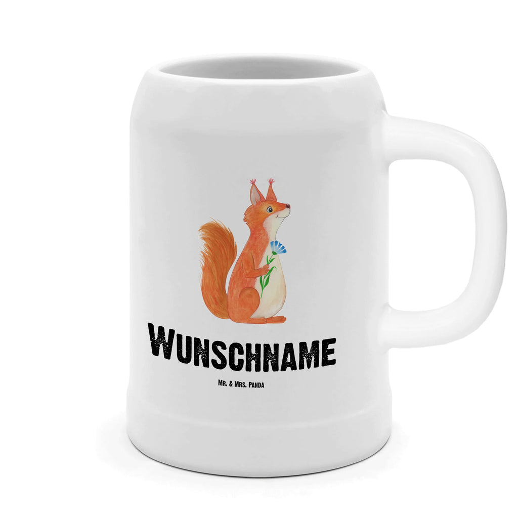 Personalisierter Bierkrug Eichhörnchen Blume Bierkrug mit Namen, Bierkrug personalisieren, Bierglas mit Namen, Personalisierung, Bedrucken, Tiermotive, Gute Laune, lustige Sprüche, Tiere, Eichhörnchen, Eichhorn, Spruch positiv, Lachen, Spaß, Motivation Sprüche, Motivation Bilder, glücklich Spruch, Spruch Deko