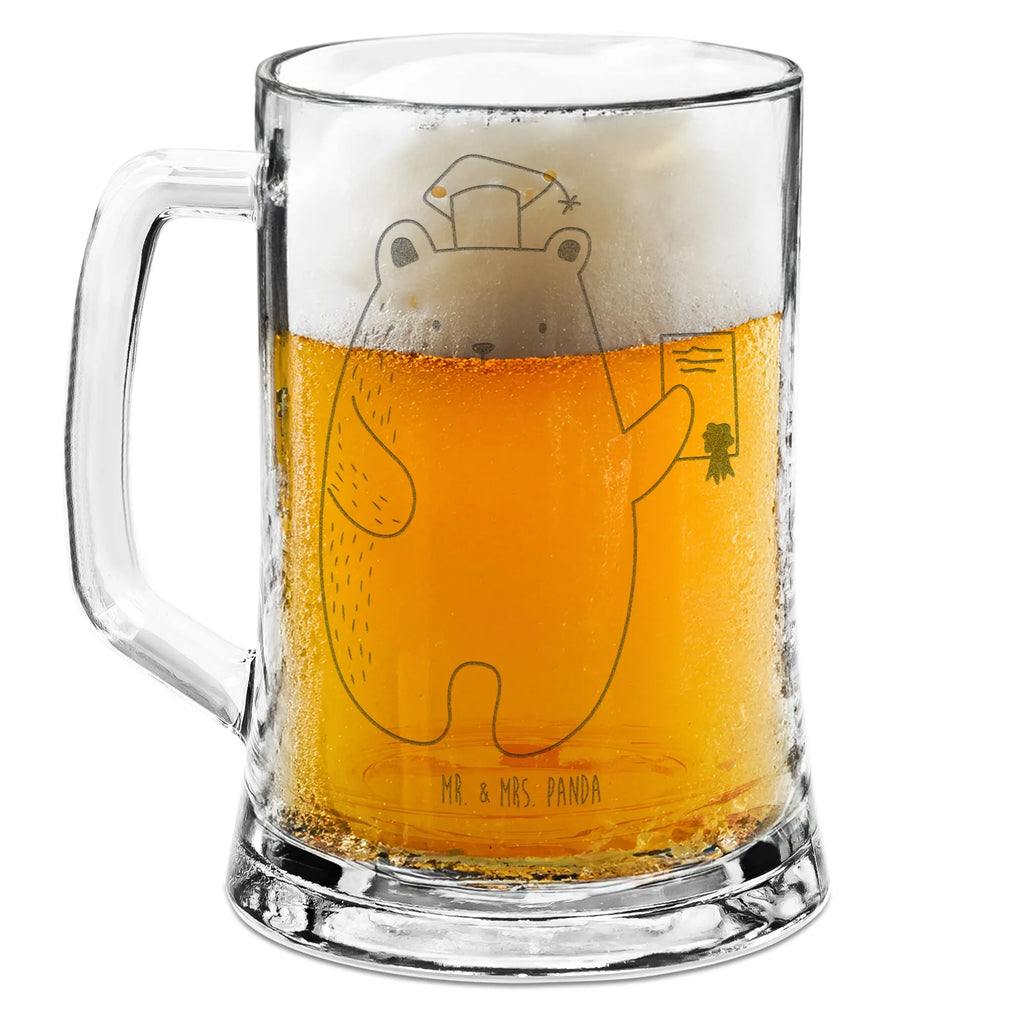 Gravur Bierkrug Bär Prüfung Bierkrug, Bier Krug, Bierkrug Glas, Vatertag, Bär, Teddy, Teddybär, Abitur, Prüfungen, Prüfung bestanden, Abschluss, Zeugnis, Abschlusszeugnis