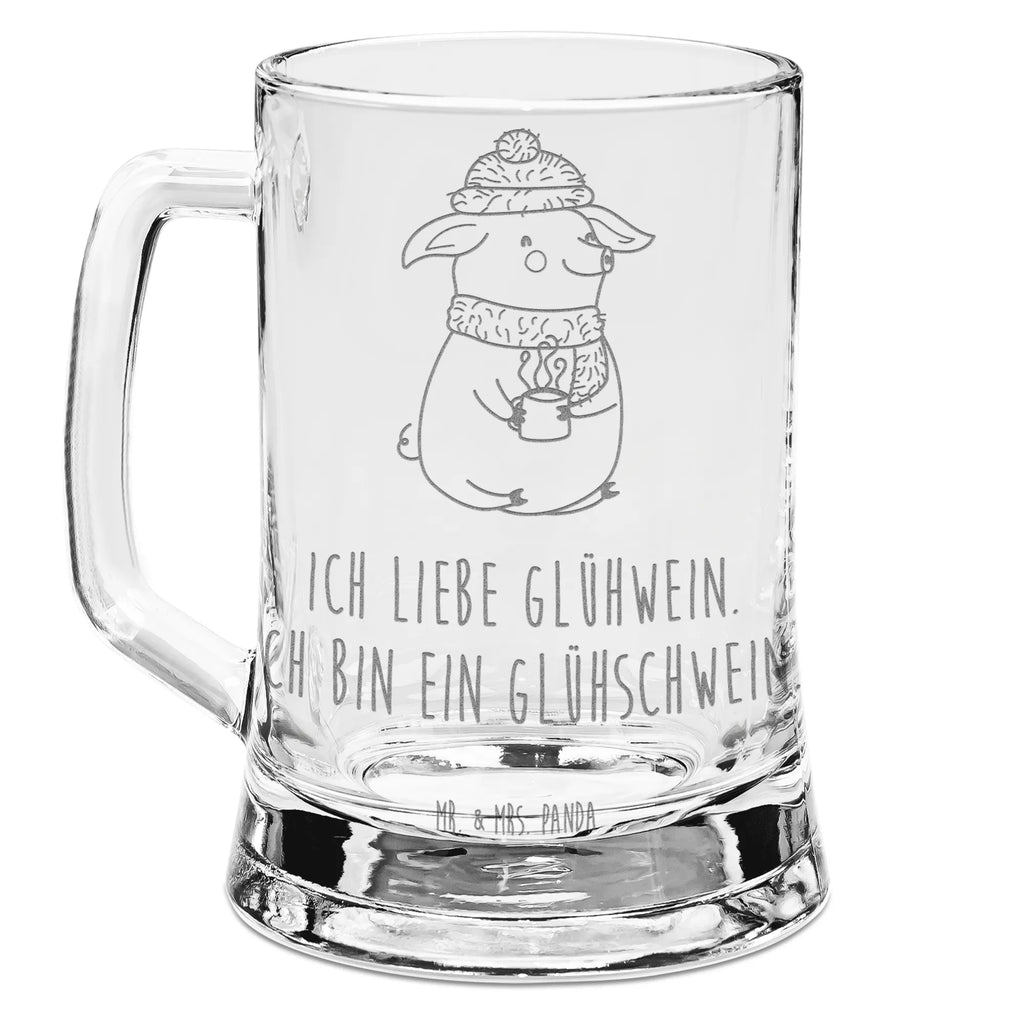 Gravur Bierkrug Schwein Glühwein Bierkrug, Bier Krug, Bierkrug Glas, Vatertag, Winter, Weihnachten, Weihnachtsdeko, Nikolaus, Advent, Heiligabend, Wintermotiv, Glühschwein, Glühwein, Weihnachtsmarkt, Punsch