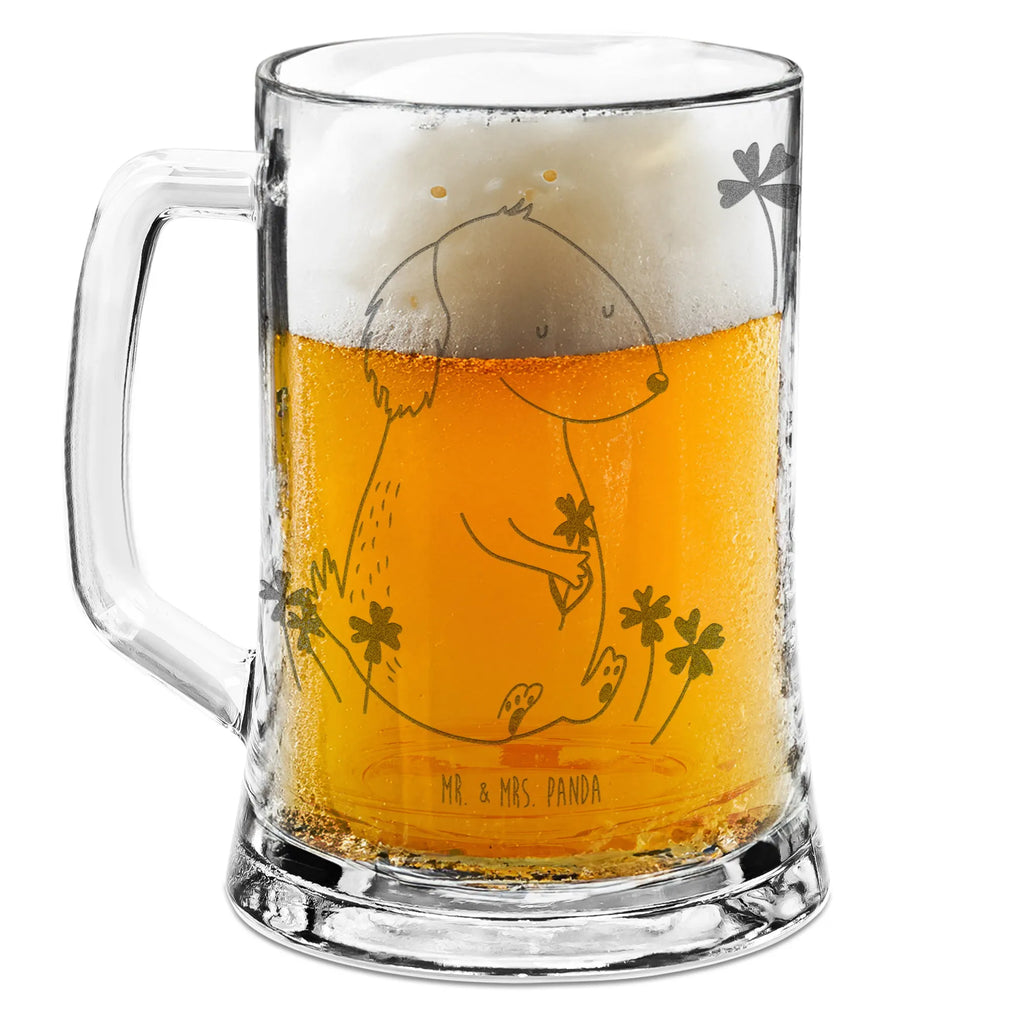 Gravur Bierkrug Hund Kleeblatt Bierkrug, Bier Krug, Bierkrug Glas, Vatertag, Hund, Hundemotiv, Haustier, Hunderasse, Tierliebhaber, Hundebesitzer, Sprüche, Kleeblatt, Glück, Tagträume, Motivation, Neuanfang, Geschenk, Glücksbringer, Selbstliebe, Achtsamkeit