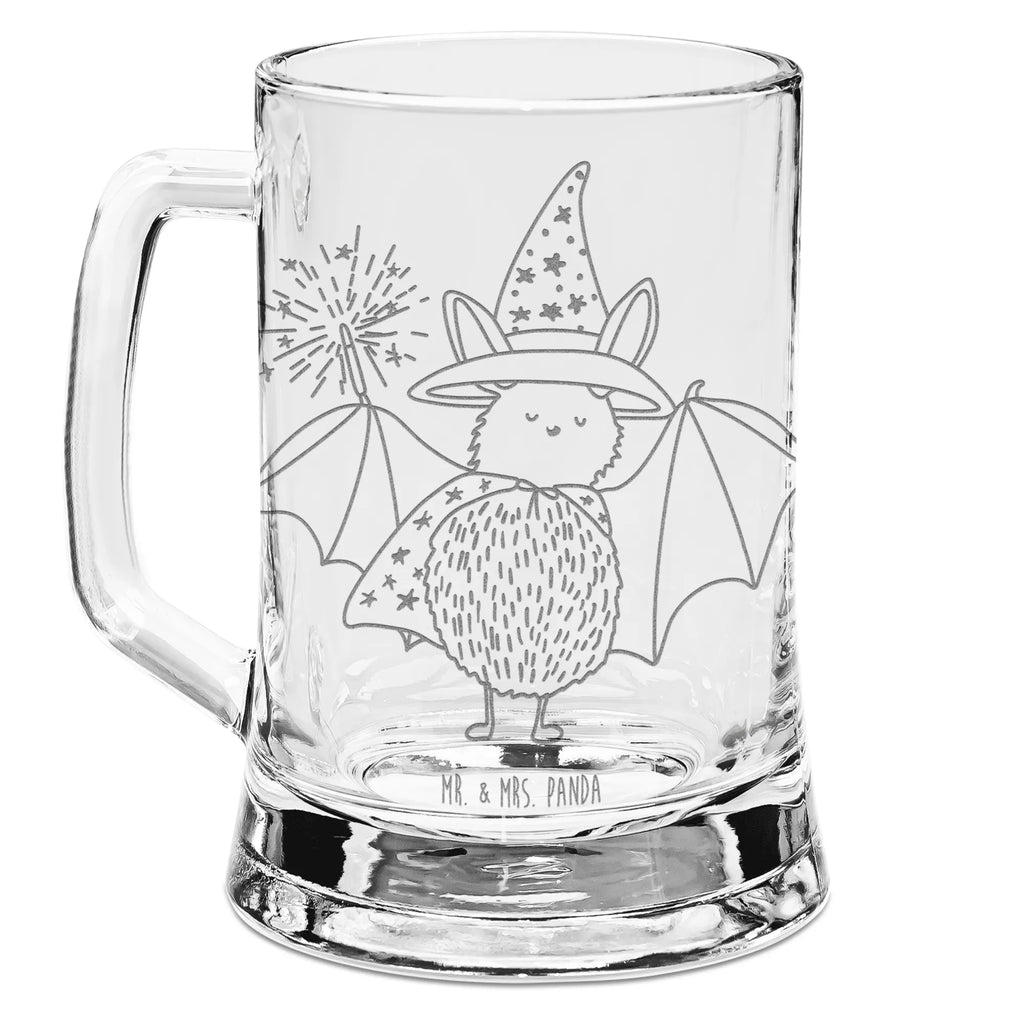 Gravur Bierkrug Fledermaus Zauberer Bierkrug, Bier Krug, Bierkrug Glas, Vatertag, Tiermotive, Gute Laune, lustige Sprüche, Tiere, Fledermaus, Fledermäuse, Zauberer, Magier, Frauen, reinsteigern