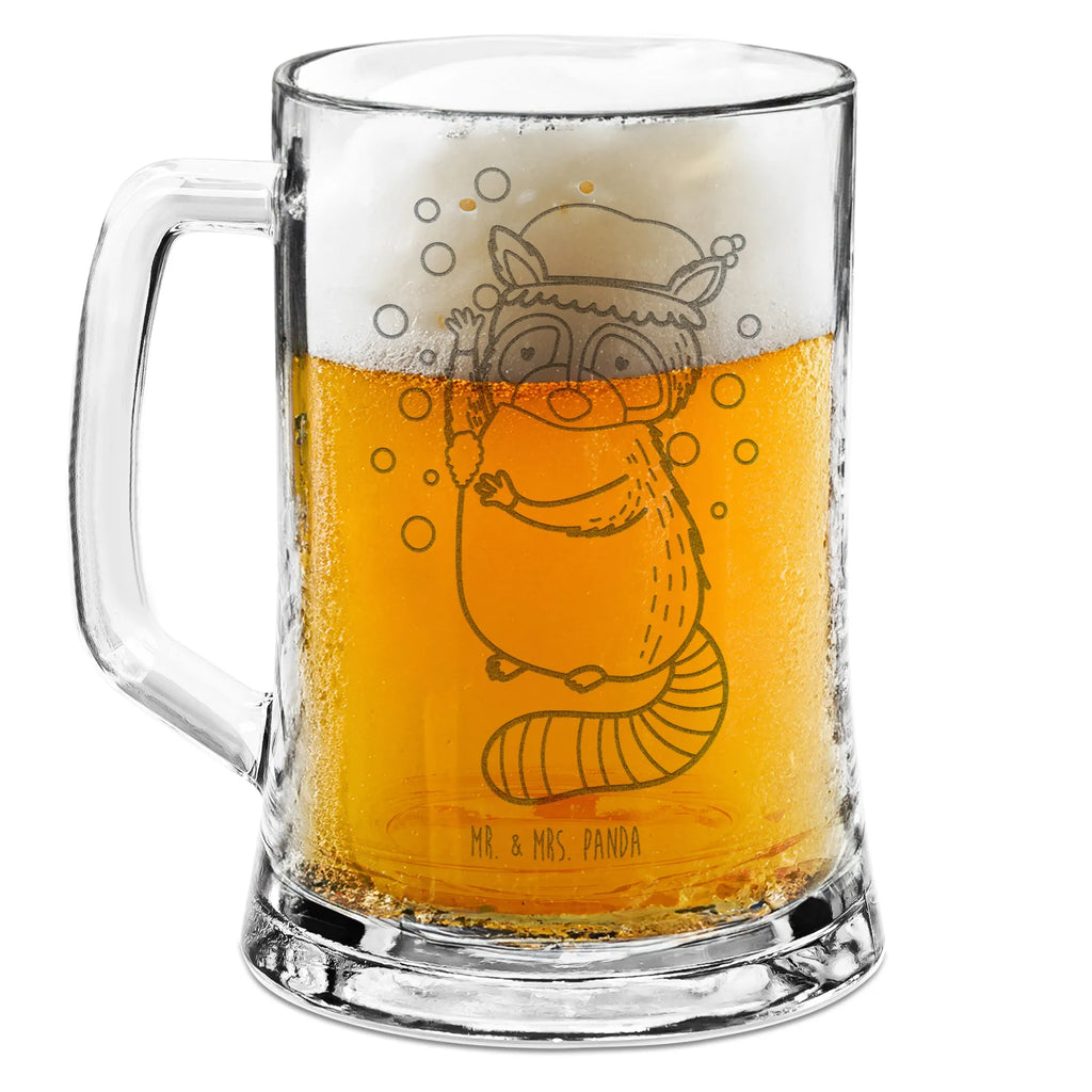 Gravur Bierkrug Waschbär Bierkrug, Bier Krug, Bierkrug Glas, Vatertag, Tiermotive, Gute Laune, lustige Sprüche, Tiere, Waschbär, Tagträumen, Plan, Fröhlich, waschen, Seifenblasen