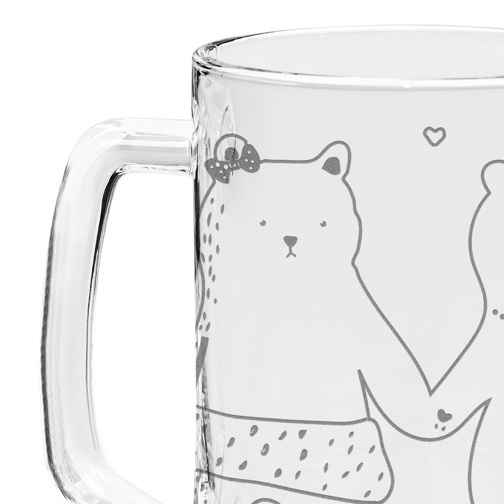 Gravur Bierkrug Bär Freundin Bierkrug, Bier Krug, Bierkrug Glas, Vatertag, Bär, Teddy, Teddybär, Bär Freundin Beste Freund Liebe Liebesbeweis Verliebt Kumpel Kumpeliene