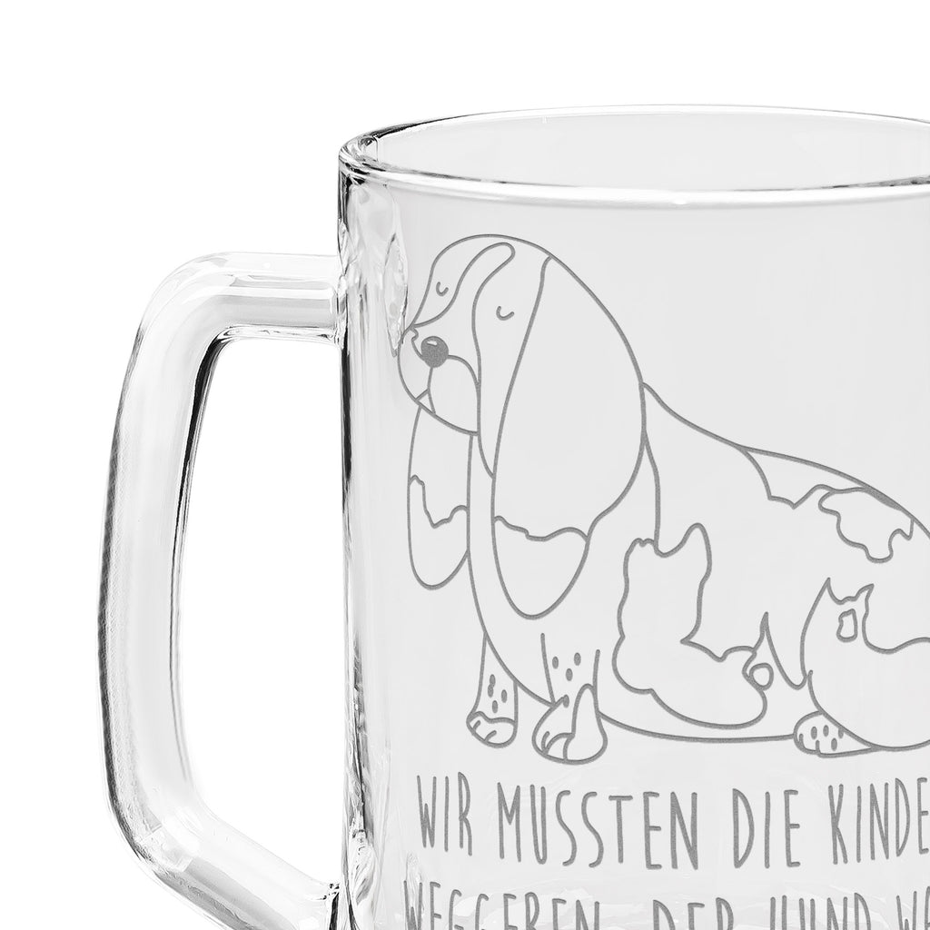 Gravur Bierkrug Hund Basset Hound Bierkrug, Bier Krug, Bierkrug Glas, Vatertag, Hund, Hundemotiv, Haustier, Hunderasse, Tierliebhaber, Hundebesitzer, Sprüche, Basset Hound, Basset, Hundeliebe, kinderlos