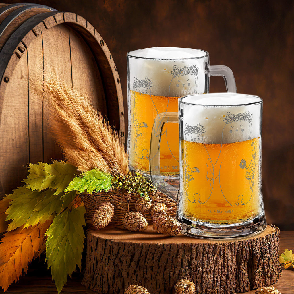 Gravur Bierkrug Bären mit Blumenkranz Bierkrug, Bier Krug, Bierkrug Glas, Vatertag, Familie, Muttertag, Bruder, Schwester, Mama, Papa, Oma, Opa, Bär, Bären, Mutter, Mutti, Mami, Lieblingsmensch, Lieblingsmama, beste Mutter, weltbeste Mama, Geschenk Mama. Muttertag, Tochter, Kind, Kinder, Töchter, Family, Vorbild