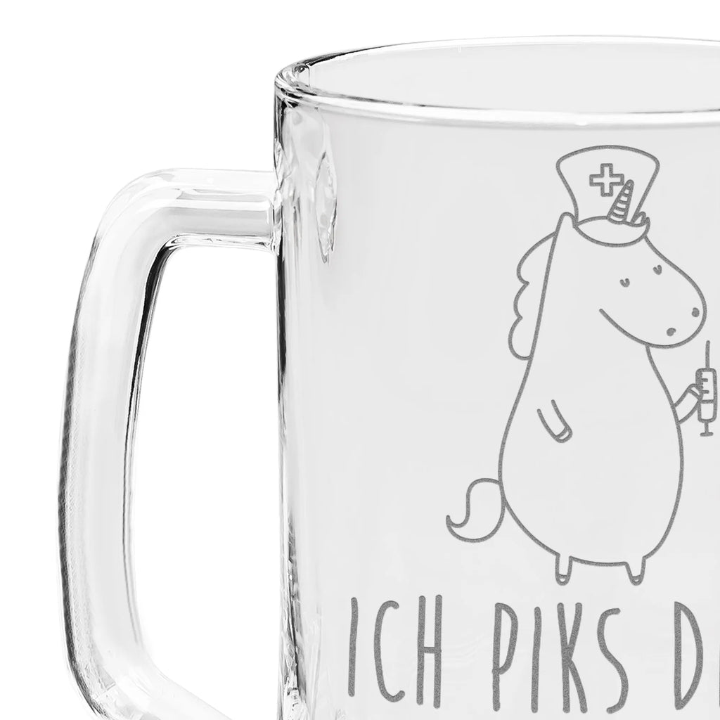 Gravur Bierkrug Einhorn Krankenschwester Bierkrug, Bier Krug, Bierkrug Glas, Vatertag, Einhorn, Einhörner, Einhorn Deko, Pegasus, Unicorn, Krankenschwester Geschenk, Krankenpfleger Geschenk, Krankenpflegerin, Krankenschwester Dankeschön, Krankenhaus, Ärztin Geschenk