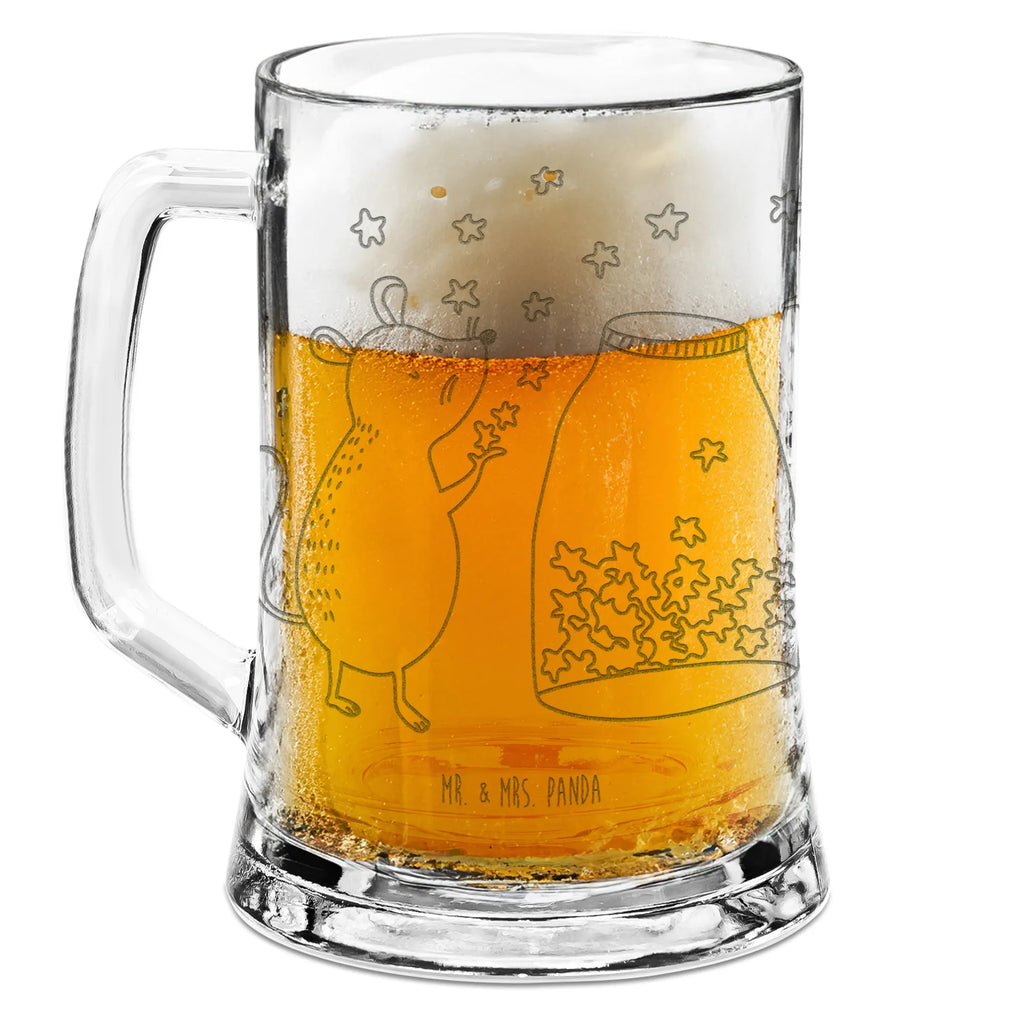 Gravur Bierkrug Maus Sterne Bierkrug, Bier Krug, Bierkrug Glas, Vatertag, Tiermotive, Gute Laune, lustige Sprüche, Tiere, Maus, Sterne, Wunsch, Kind, Taufe, Taufgeschenk, Geburt, Schwangerschaft, erstes Kind, Kindergeburtstag, Geburtstag, Hoffnung, Träume