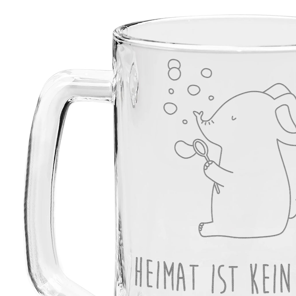 Gravur Bierkrug Elefant Seifenblasen Bierkrug, Bier Krug, Bierkrug Glas, Vatertag, Tiermotive, Gute Laune, lustige Sprüche, Tiere, Elefant, Elefanten, Dickhäuter, Rüsseltier, Seifenblasen, Liebe, Heimat, Gefühl. Daheim, Liebesbeweis, Liebesspruch