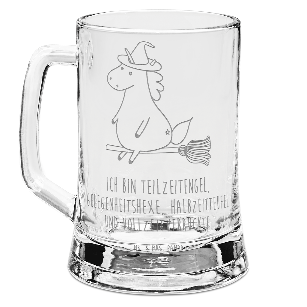 Gravur Bierkrug Einhorn Hexe Bierkrug, Bier Krug, Bierkrug Glas, Vatertag, Einhorn, Einhörner, Einhorn Deko, Pegasus, Unicorn, Frau, Ehefrau, Hexe, Teufel, Engel, Verrückte, Freundin, Leben, Zicke