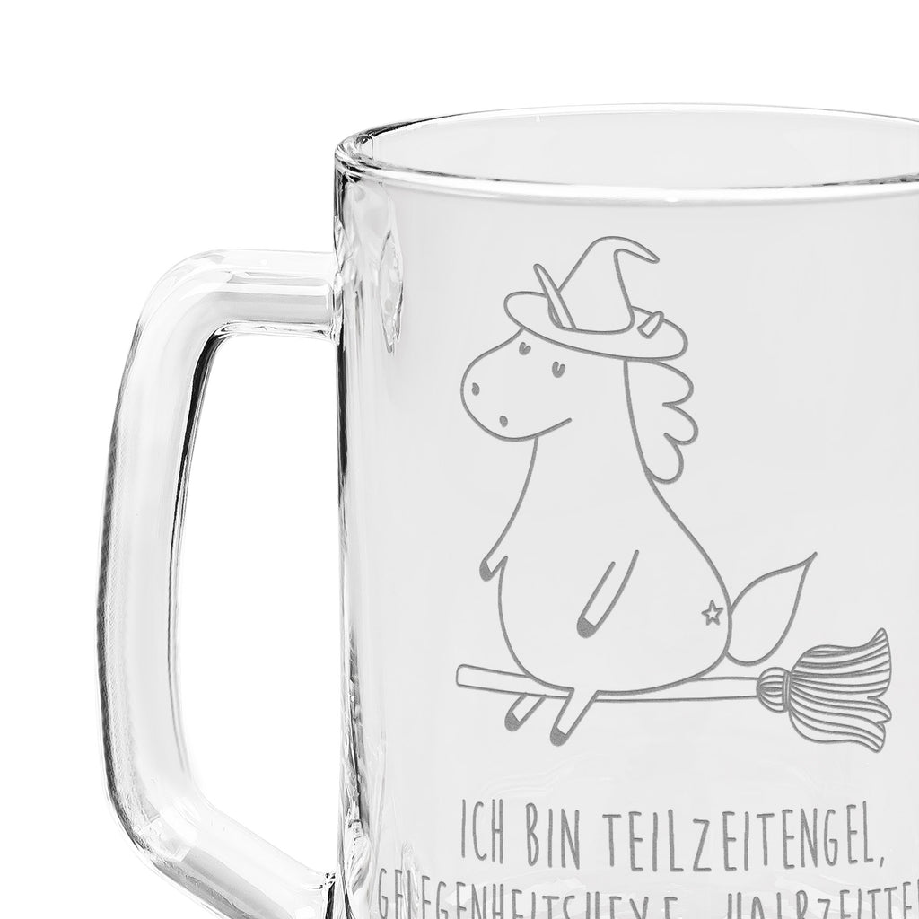 Gravur Bierkrug Einhorn Hexe Bierkrug, Bier Krug, Bierkrug Glas, Vatertag, Einhorn, Einhörner, Einhorn Deko, Pegasus, Unicorn, Frau, Ehefrau, Hexe, Teufel, Engel, Verrückte, Freundin, Leben, Zicke