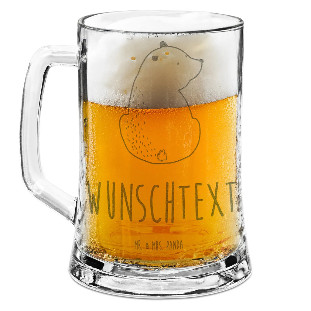 Personalisierter Gravur Bierkrug Bär Schulterblick Personalisierter Bierkrug, Personalisierter Bier Krug, Personalisiertes Bierkrug Glas, Bierkrug mit Namen, Bier Krug mit Namen, Bierkrug Glas mit Namen, Vatertag, Wunschtext, Wunschname, Personalisierbar, Selbst gestalten, Bär, Teddy, Teddybär, Selbstachtung, Weltansicht, Motivation, Bären, Bärenliebe, Weisheit