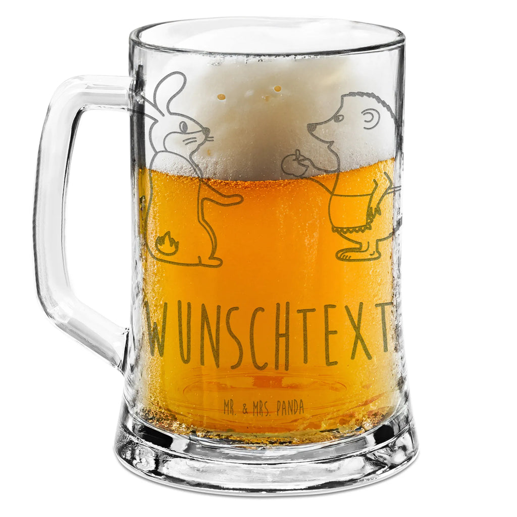 Personalisierter Gravur Bierkrug Hase Igel Personalisierter Bierkrug, Personalisierter Bier Krug, Personalisiertes Bierkrug Glas, Bierkrug mit Namen, Bier Krug mit Namen, Bierkrug Glas mit Namen, Vatertag, Wunschtext, Wunschname, Personalisierbar, Selbst gestalten, Tiermotive, Gute Laune, lustige Sprüche, Tiere, Igel und Hase, Igel, Hase, Liebe Spruch, Liebeskummer Geschenk, Herzschmerz, Trösten, Trennungsschmerz, Spruch romantisch