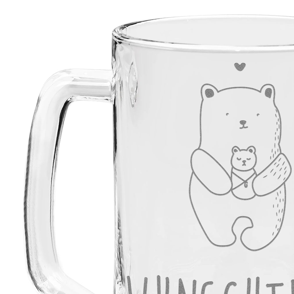 Personalisierter Gravur Bierkrug Bär Baby Personalisierter Bierkrug, Personalisierter Bier Krug, Personalisiertes Bierkrug Glas, Bierkrug mit Namen, Bier Krug mit Namen, Bierkrug Glas mit Namen, Vatertag, Wunschtext, Wunschname, Personalisierbar, Selbst gestalten, Bär, Teddy, Teddybär, Eltern, Mutter, Baby, Taufe, Geburt, Nichte, Neffe, Enkel, Enkelin, Täufling, Geburtstag, Glückwunsch