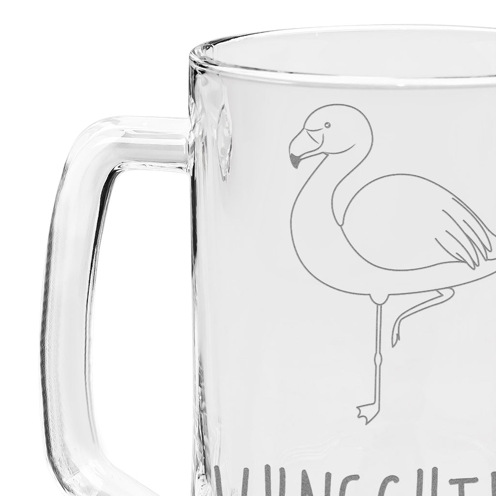 Personalisierter Gravur Bierkrug Flamingo Classic Personalisierter Bierkrug, Personalisierter Bier Krug, Personalisiertes Bierkrug Glas, Bierkrug mit Namen, Bier Krug mit Namen, Bierkrug Glas mit Namen, Vatertag, Wunschtext, Wunschname, Personalisierbar, Selbst gestalten, Flamingo, Einzigartig, Selbstliebe, Stolz, ich, für mich, Spruch, Freundin, Freundinnen, Außenseiter, Sohn, Tochter, Geschwister