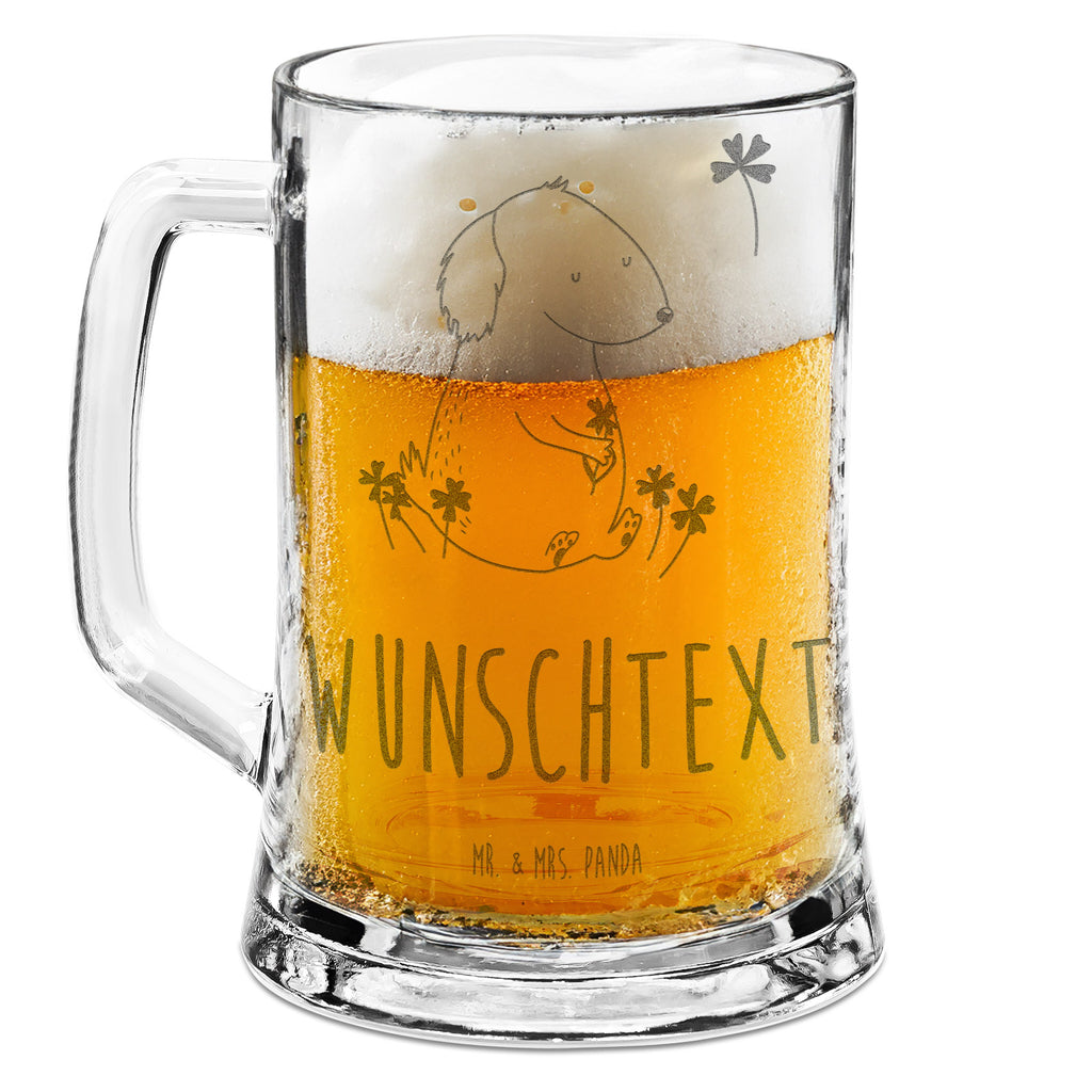 Personalisierter Gravur Bierkrug Hund Kleeblatt Personalisierter Bierkrug, Personalisierter Bier Krug, Personalisiertes Bierkrug Glas, Bierkrug mit Namen, Bier Krug mit Namen, Bierkrug Glas mit Namen, Vatertag, Wunschtext, Wunschname, Personalisierbar, Selbst gestalten, Hund, Hundemotiv, Haustier, Hunderasse, Tierliebhaber, Hundebesitzer, Sprüche, Kleeblatt, Glück, Tagträume, Motivation, Neuanfang, Geschenk, Glücksbringer, Selbstliebe, Achtsamkeit