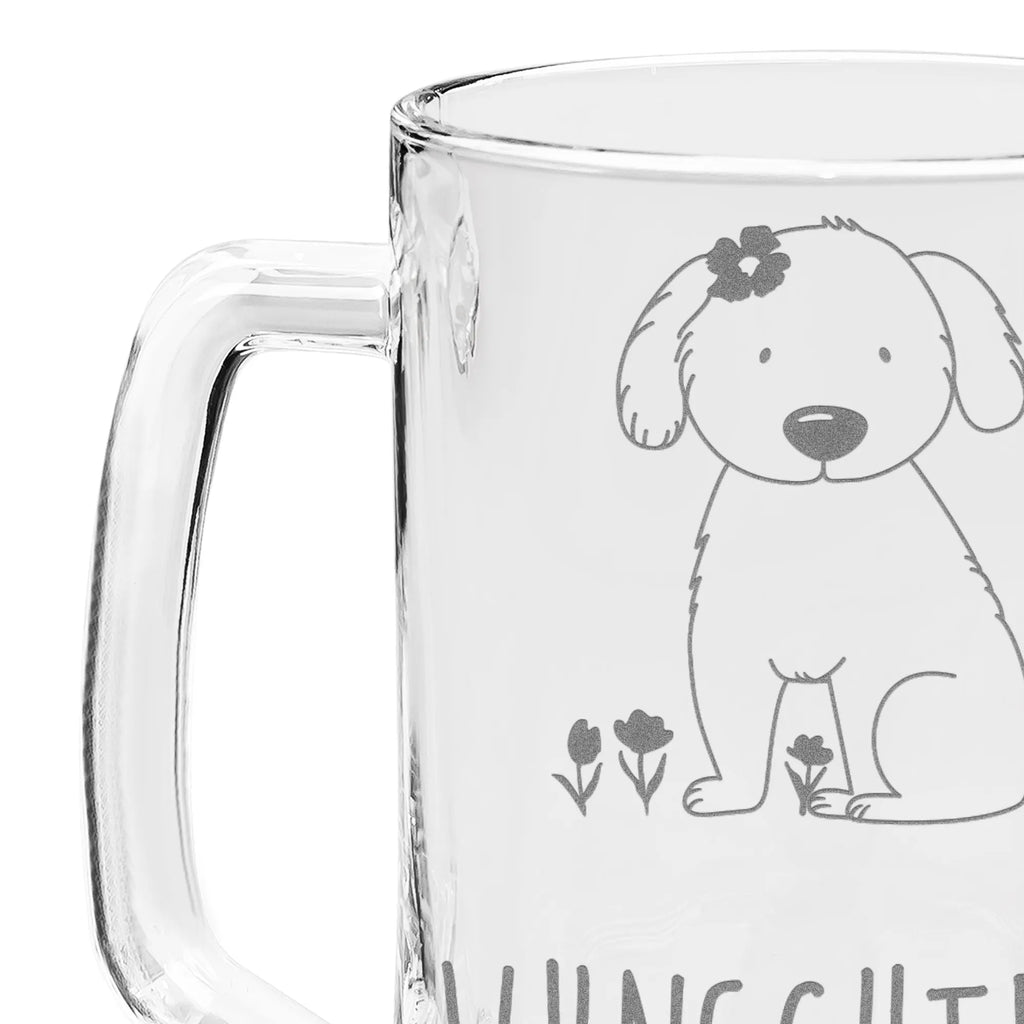 Personalisierter Gravur Bierkrug Hund Dame Personalisierter Bierkrug, Personalisierter Bier Krug, Personalisiertes Bierkrug Glas, Bierkrug mit Namen, Bier Krug mit Namen, Bierkrug Glas mit Namen, Vatertag, Wunschtext, Wunschname, Personalisierbar, Selbst gestalten, Hund, Hundemotiv, Haustier, Hunderasse, Tierliebhaber, Hundebesitzer, Sprüche, Hunde, Hundeliebe, Hundeglück, Liebe, Frauchen