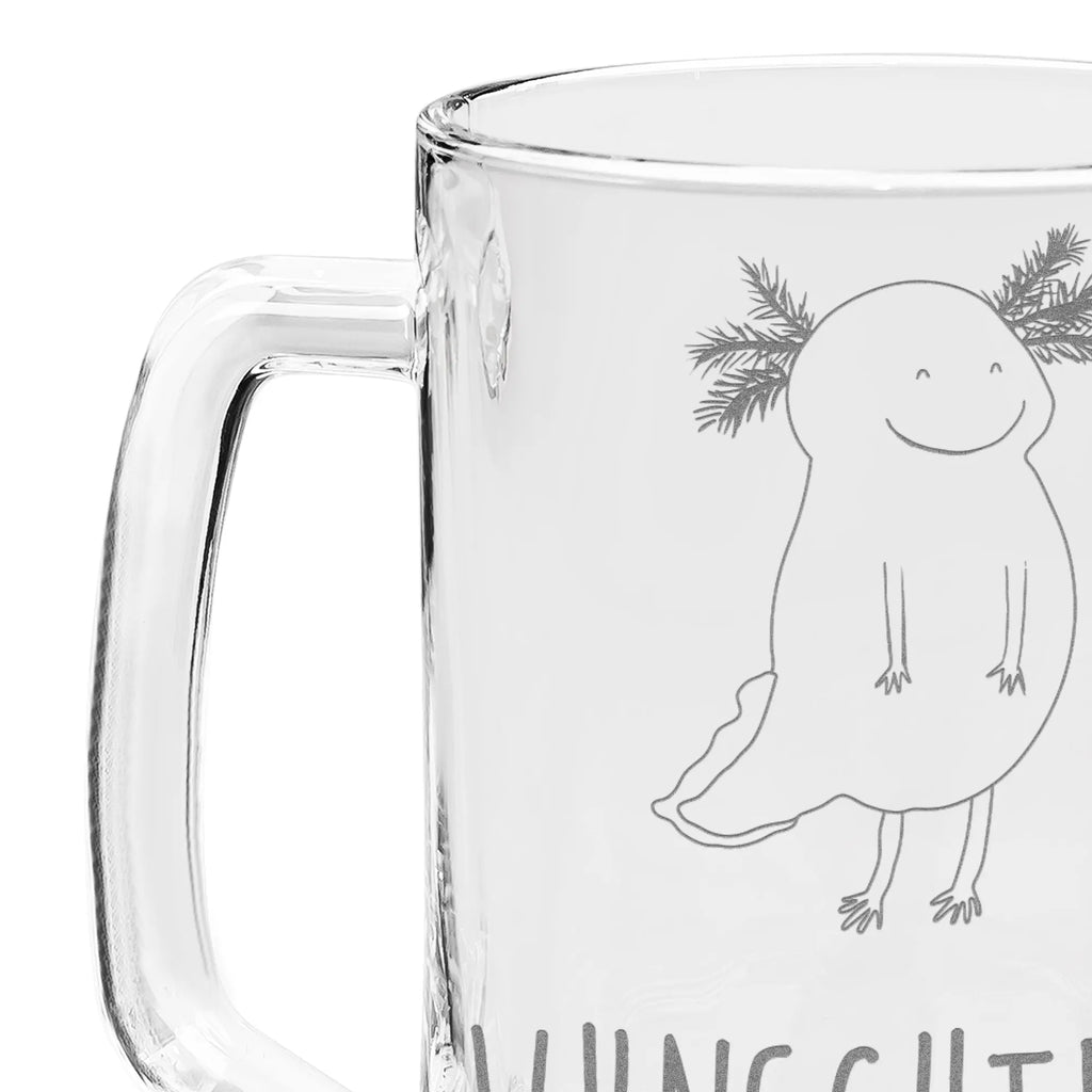 Personalisierter Gravur Bierkrug Axolotl Glücklich Personalisierter Bierkrug, Personalisierter Bier Krug, Personalisiertes Bierkrug Glas, Bierkrug mit Namen, Bier Krug mit Namen, Bierkrug Glas mit Namen, Vatertag, Wunschtext, Wunschname, Personalisierbar, Selbst gestalten, Axolotl, Molch, Axolot, Schwanzlurch, Lurch, Lurche, Motivation, gute Laune