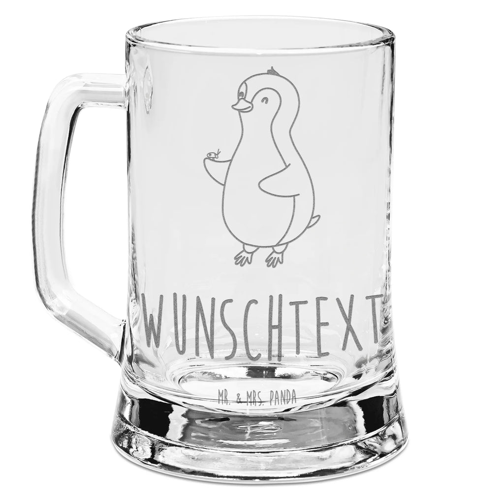 Personalisierter Gravur Bierkrug Pinguin Marienkäfer Personalisierter Bierkrug, Personalisierter Bier Krug, Personalisiertes Bierkrug Glas, Bierkrug mit Namen, Bier Krug mit Namen, Bierkrug Glas mit Namen, Vatertag, Wunschtext, Wunschname, Personalisierbar, Selbst gestalten, Pinguin, Pinguine, Marienkäfer, Liebe, Wunder, Glück, Freude, Lebensfreude