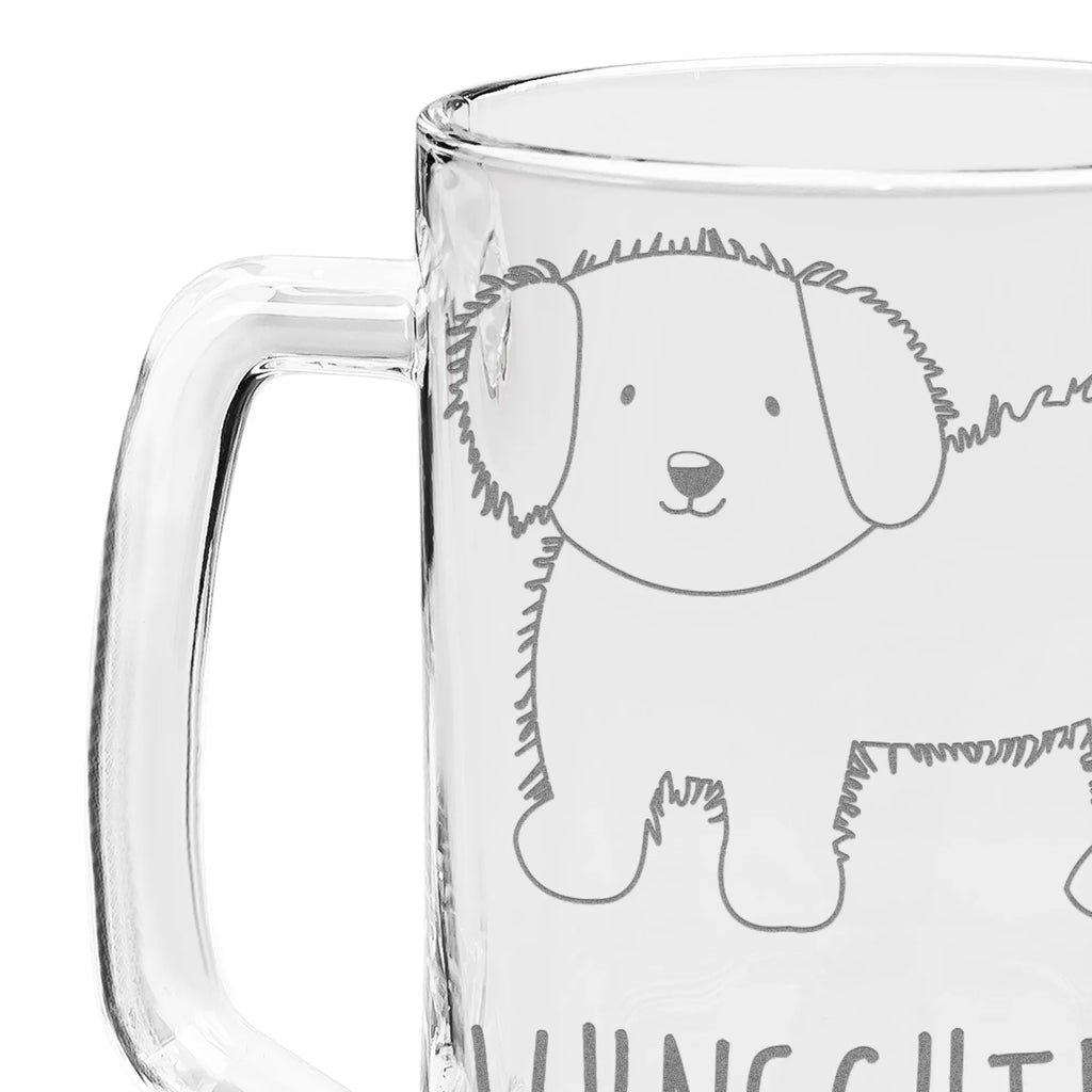 Personalisierter Gravur Bierkrug Hund Flauschig Personalisierter Bierkrug, Personalisierter Bier Krug, Personalisiertes Bierkrug Glas, Bierkrug mit Namen, Bier Krug mit Namen, Bierkrug Glas mit Namen, Vatertag, Wunschtext, Wunschname, Personalisierbar, Selbst gestalten, Hund, Hundemotiv, Haustier, Hunderasse, Tierliebhaber, Hundebesitzer, Sprüche, Hunde, Frauchen, Hundemama, Hundeliebe