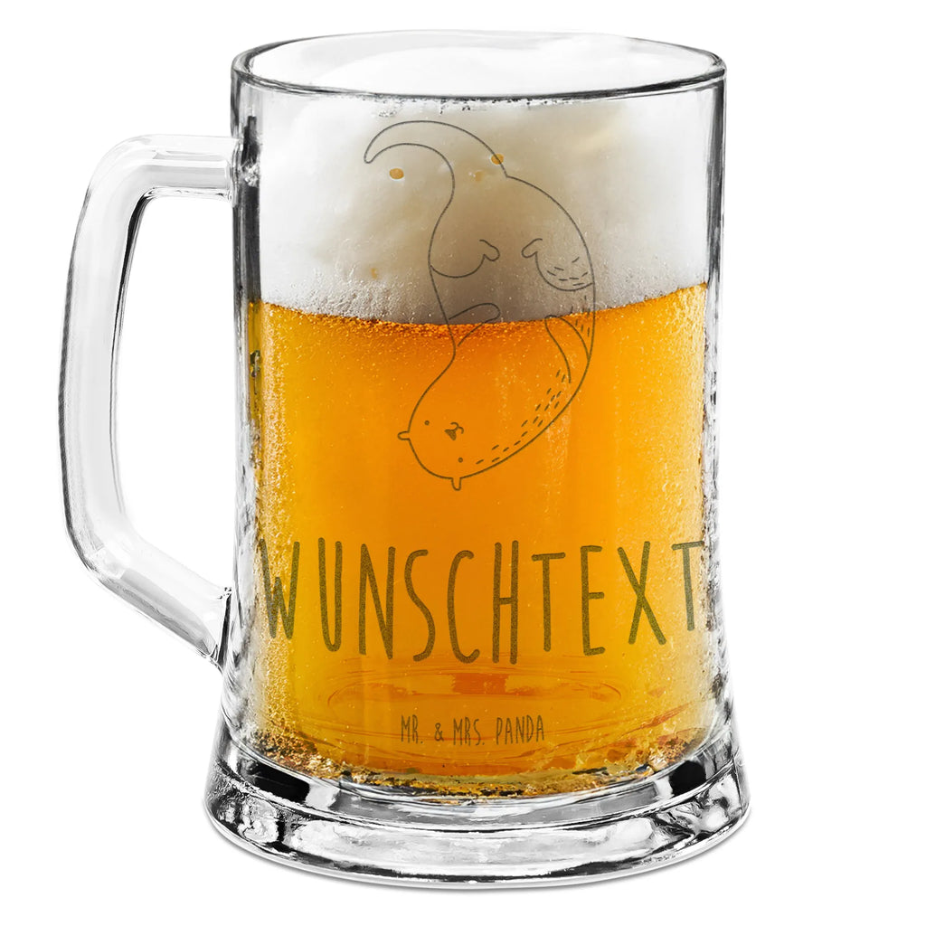 Personalisierter Gravur Bierkrug Otter Kopfüber Personalisierter Bierkrug, Personalisierter Bier Krug, Personalisiertes Bierkrug Glas, Bierkrug mit Namen, Bier Krug mit Namen, Bierkrug Glas mit Namen, Vatertag, Wunschtext, Wunschname, Personalisierbar, Selbst gestalten, Otter, Fischotter, Seeotter, Otter Seeotter See Otter