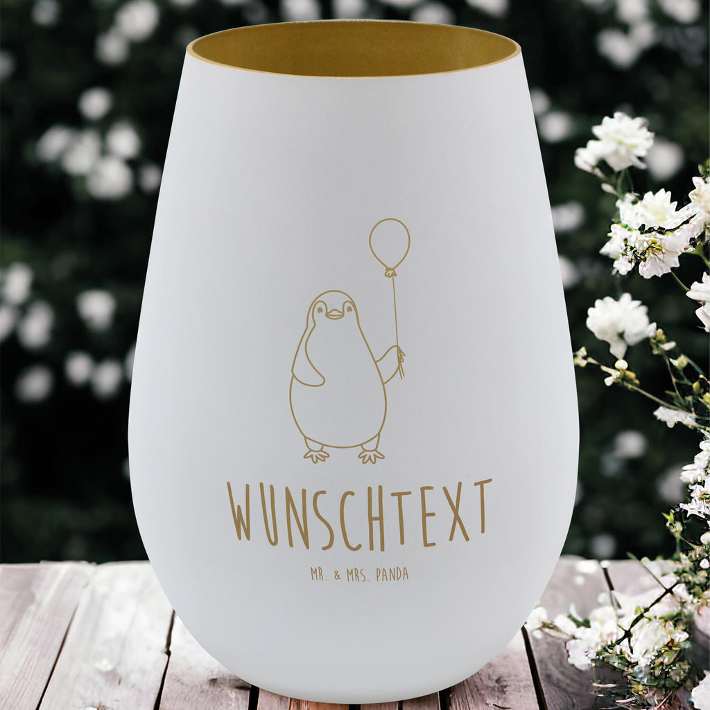 Gold Windlicht Personalisiert Pinguin Luftballon Personalisiertes Windlicht, Personalisiertes Teelicht, Personalisiertes Graviertes Windlicht, Personalisiertes Windlicht Gravur, Personalisierte Kerze, Personalisiertes Windlicht aus Glas, Personalisiertes Teelicht aus Glas, Personalisiertes Windlicht mit Namen, Teelicht mit Namen, Graviertes Windlicht mit Namen, Windlicht Gravur mit Namen, Kerze mit Namen, Windlicht aus Glas mit Namen, Teelicht aus Glas mit Namen, Wunschtext, Personalisierbar, Selbst gestalten, Pinguin, Pinguine, Luftballon, Tagträume, Lebenslust, Geschenk Freundin, Geschenkidee, beste Freundin, Motivation, Neustart, neues Leben, Liebe, Glück