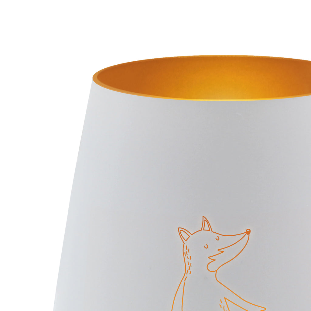 Gold Windlicht Fuchs Laterne Windlicht, Teelicht, Graviertes Windlicht, Windlicht Gravur, Kerze, Windlicht aus Glas, Teelicht aus Glas, Fuchs, Füchse, Spruch trösten, Liebeskummer Spruch, Laterne, Sankt Martin, Laternenumzug, Aufmuntern, Cäsar Otto Hugo Flaischlen