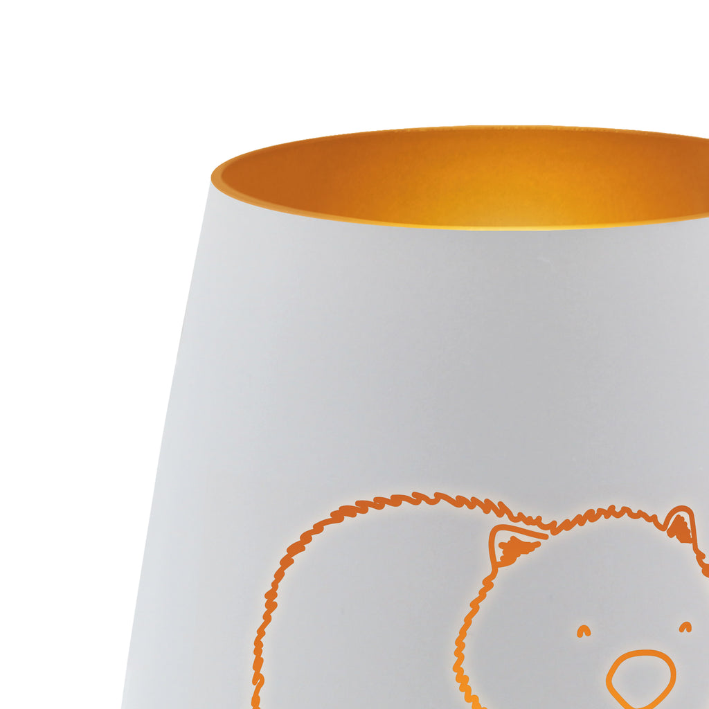 Gold Windlicht Wombat Windlicht, Teelicht, Graviertes Windlicht, Windlicht Gravur, Kerze, Windlicht aus Glas, Teelicht aus Glas, Tiermotive, Gute Laune, lustige Sprüche, Tiere, Wombat, Das Leben ist schön, Motivation, Spruch, Australien