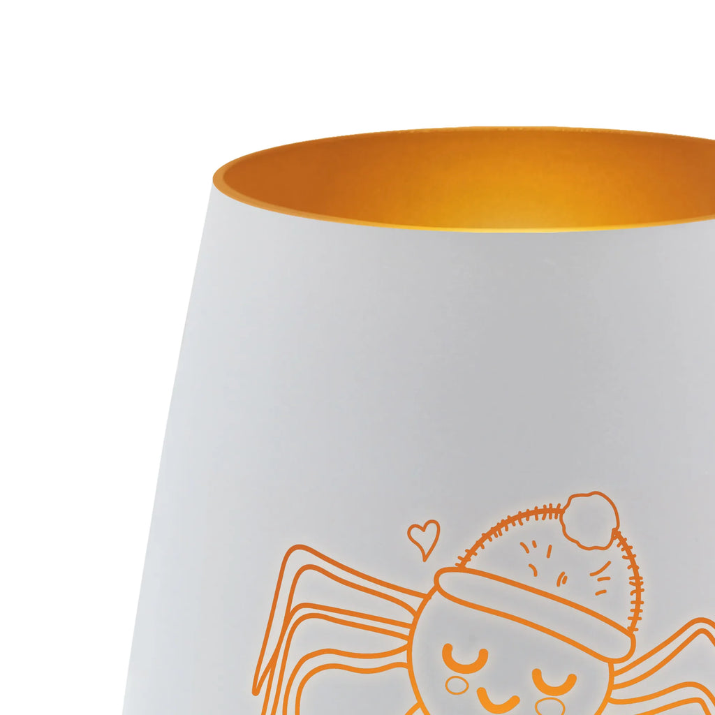 Gold Windlicht Spinne Agathe Kaffee Windlicht, Teelicht, Graviertes Windlicht, Windlicht Gravur, Kerze, Windlicht aus Glas, Teelicht aus Glas, Spinne Agathe, Spinne, Agathe, Videos, Merchandise, Kaffee, Morgen, Morgenmuffel, Lebensweisheiten, Weiser Spruch