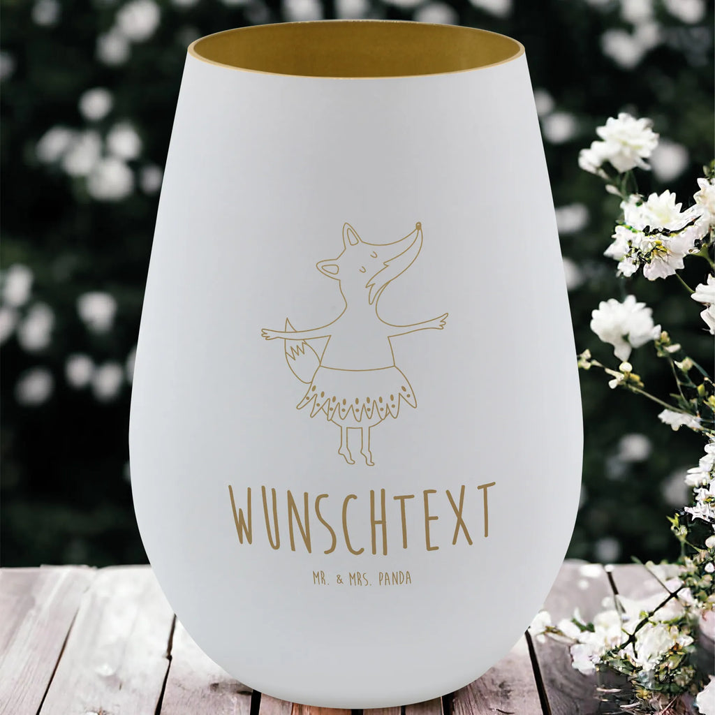 Gold Windlicht Personalisiert Fuchs Ballerina Personalisiertes Windlicht, Personalisiertes Teelicht, Personalisiertes Graviertes Windlicht, Personalisiertes Windlicht Gravur, Personalisierte Kerze, Personalisiertes Windlicht aus Glas, Personalisiertes Teelicht aus Glas, Personalisiertes Windlicht mit Namen, Teelicht mit Namen, Graviertes Windlicht mit Namen, Windlicht Gravur mit Namen, Kerze mit Namen, Windlicht aus Glas mit Namen, Teelicht aus Glas mit Namen, Wunschtext, Personalisierbar, Selbst gestalten, Fuchs, Fuchs Spruch, Füchse, Füchsin, Ballerina, Ballett, Tänzerin, Tanzen, Party, Einladung, Geburtstag