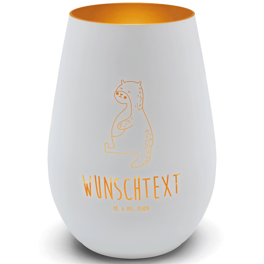 Gold Windlicht Personalisiert Otter Bauch Personalisiertes Windlicht, Personalisiertes Teelicht, Personalisiertes Graviertes Windlicht, Personalisiertes Windlicht Gravur, Personalisierte Kerze, Personalisiertes Windlicht aus Glas, Personalisiertes Teelicht aus Glas, Personalisiertes Windlicht mit Namen, Teelicht mit Namen, Graviertes Windlicht mit Namen, Windlicht Gravur mit Namen, Kerze mit Namen, Windlicht aus Glas mit Namen, Teelicht aus Glas mit Namen, Wunschtext, Personalisierbar, Selbst gestalten, Otter, Fischotter, Seeotter, Otter Seeotter See Otter