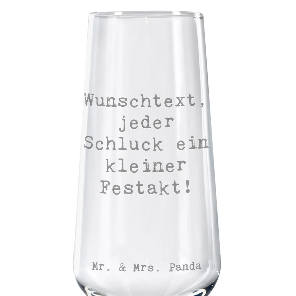 Personalisiertes Sektglas Spruch $NAME, jeder Schluck ein kleiner Festakt! Sektglas, Sektglas mit Gravur, Spülmaschinenfeste Sektgläser