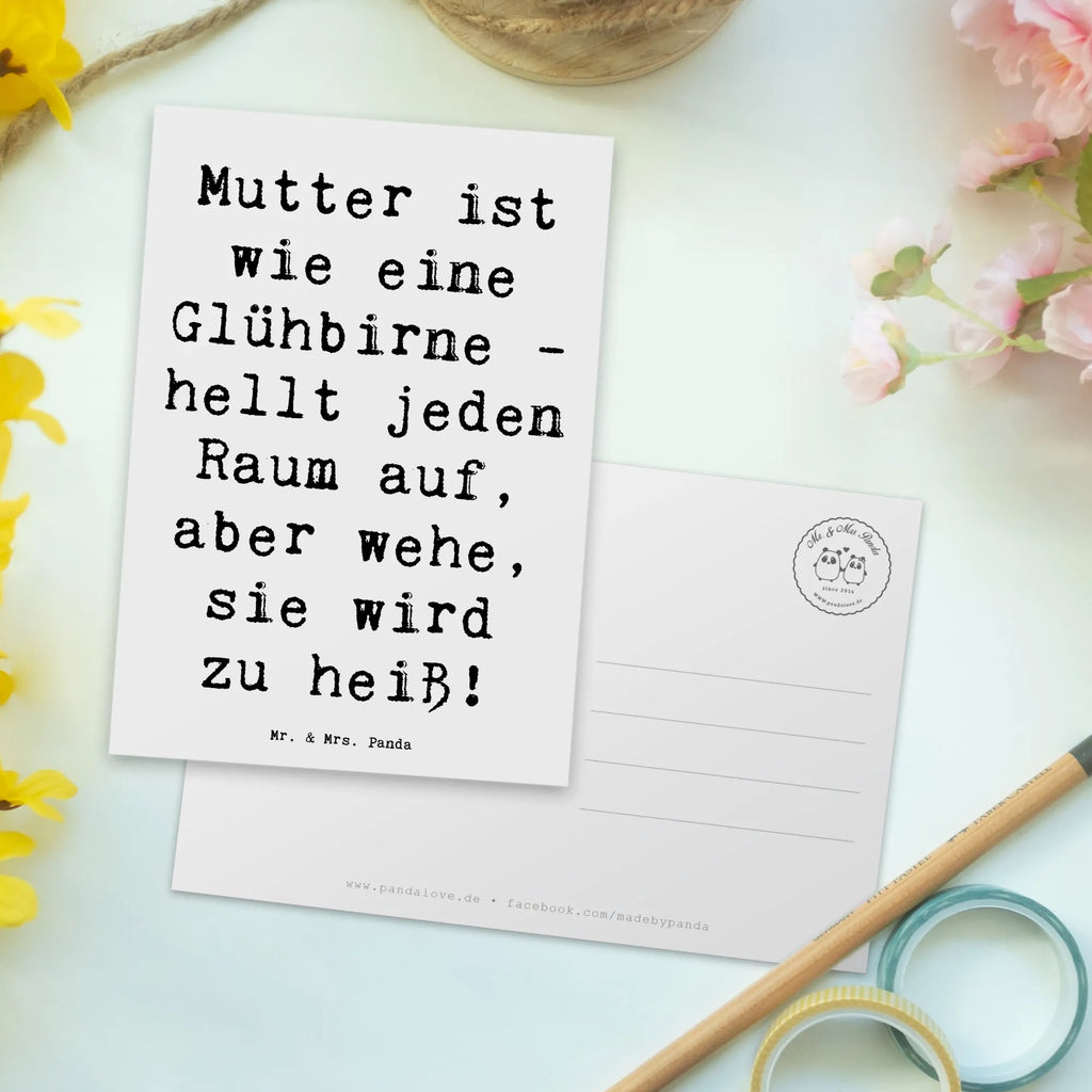 Postkarte Spruch Mutter Glühbirne Postkarte, Karte, Geschenkkarte, Grußkarte, Einladung, Ansichtskarte, Geburtstagskarte, Einladungskarte, Dankeskarte, Ansichtskarten, Einladung Geburtstag, Einladungskarten Geburtstag, Familie, Vatertag, Muttertag, Bruder, Schwester, Mama, Papa, Oma, Opa