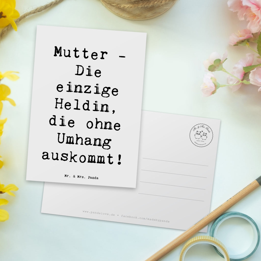 Postkarte Spruch Heldin Mutter Postkarte, Karte, Geschenkkarte, Grußkarte, Einladung, Ansichtskarte, Geburtstagskarte, Einladungskarte, Dankeskarte, Ansichtskarten, Einladung Geburtstag, Einladungskarten Geburtstag, Familie, Vatertag, Muttertag, Bruder, Schwester, Mama, Papa, Oma, Opa