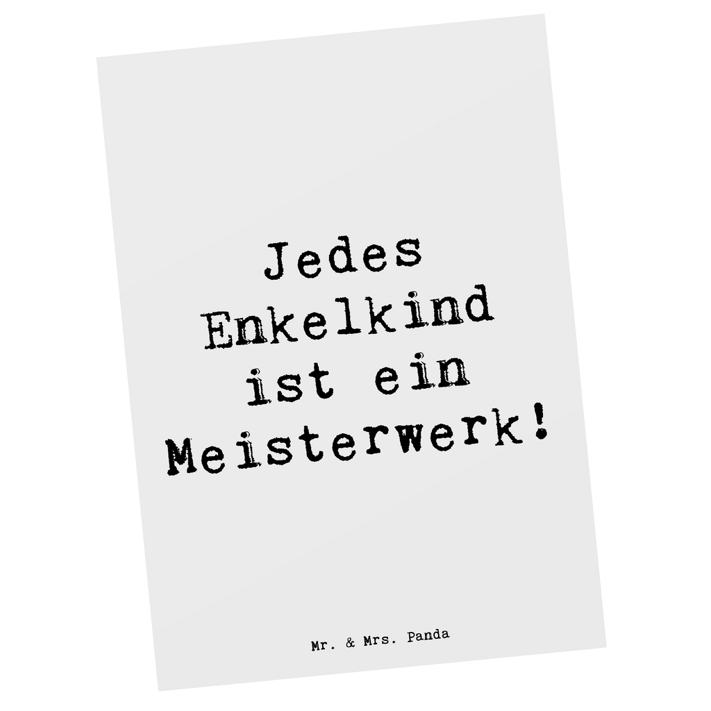 Postkarte Spruch Enkelkinder Meisterwerk Postkarte, Karte, Geschenkkarte, Grußkarte, Einladung, Ansichtskarte, Geburtstagskarte, Einladungskarte, Dankeskarte, Ansichtskarten, Einladung Geburtstag, Einladungskarten Geburtstag, Familie, Vatertag, Muttertag, Bruder, Schwester, Mama, Papa, Oma, Opa