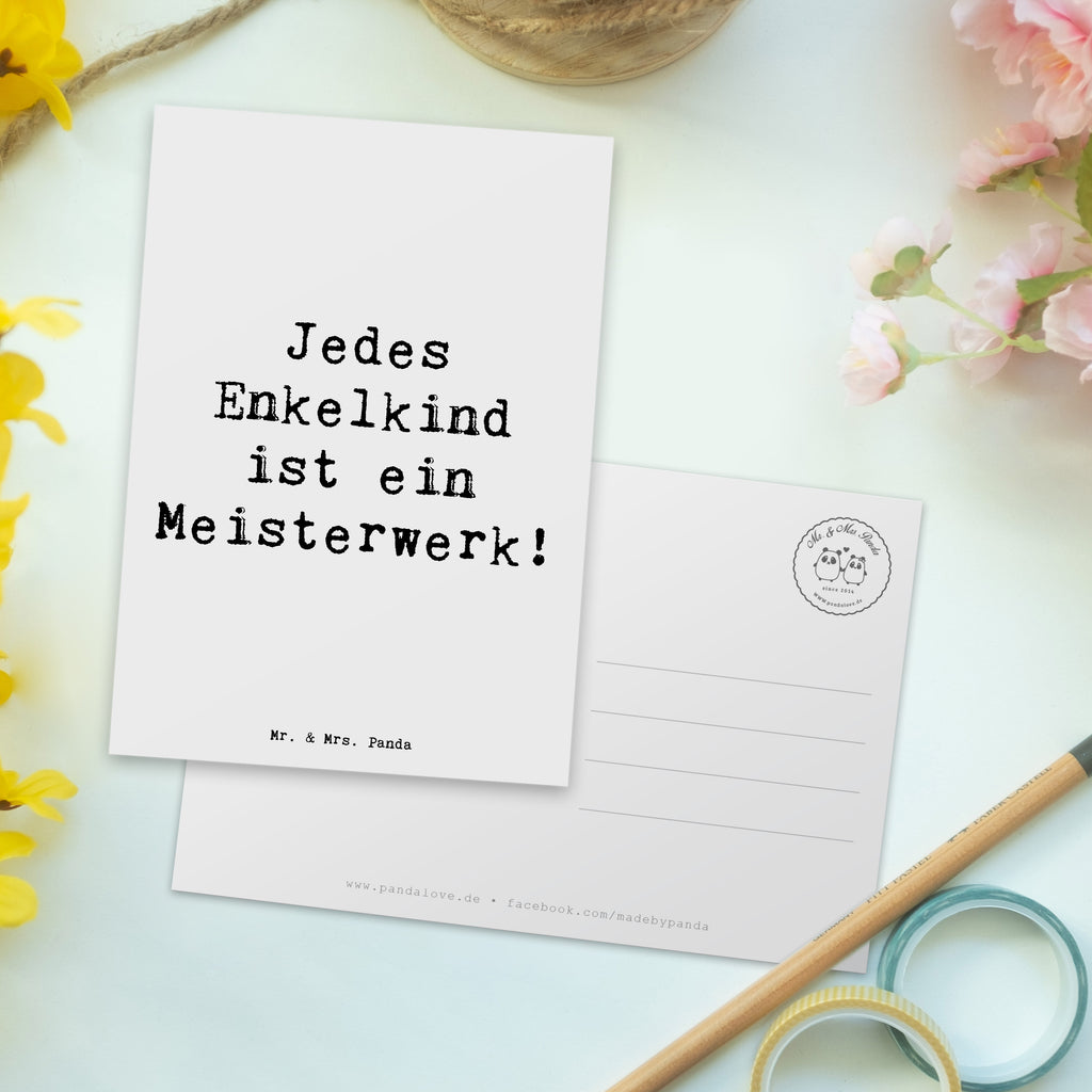 Postkarte Spruch Enkelkinder Meisterwerk Postkarte, Karte, Geschenkkarte, Grußkarte, Einladung, Ansichtskarte, Geburtstagskarte, Einladungskarte, Dankeskarte, Ansichtskarten, Einladung Geburtstag, Einladungskarten Geburtstag, Familie, Vatertag, Muttertag, Bruder, Schwester, Mama, Papa, Oma, Opa