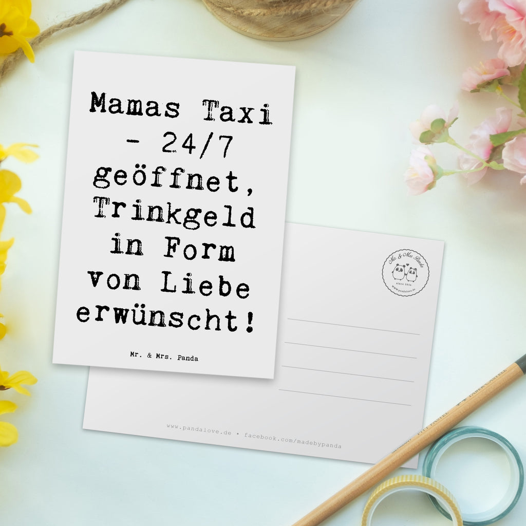 Postkarte Spruch Mamas Taxi Postkarte, Karte, Geschenkkarte, Grußkarte, Einladung, Ansichtskarte, Geburtstagskarte, Einladungskarte, Dankeskarte, Ansichtskarten, Einladung Geburtstag, Einladungskarten Geburtstag, Familie, Vatertag, Muttertag, Bruder, Schwester, Mama, Papa, Oma, Opa