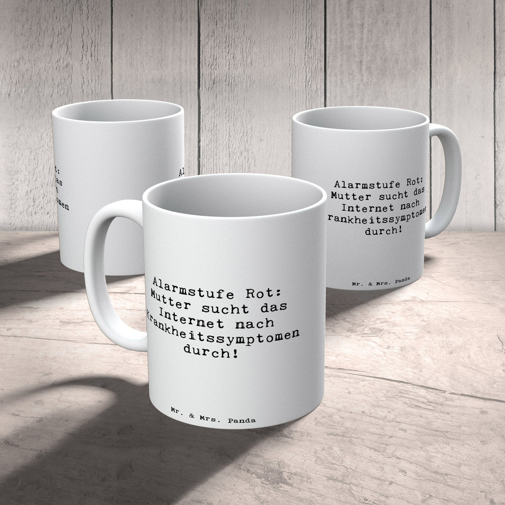 Tasse Spruch Alarmstufe Rot: Mutter sucht das Internet nach Krankheitssymptomen durch! Tasse, Kaffeetasse, Teetasse, Becher, Kaffeebecher, Teebecher, Keramiktasse, Porzellantasse, Büro Tasse, Geschenk Tasse, Tasse Sprüche, Tasse Motive, Kaffeetassen, Tasse bedrucken, Designer Tasse, Cappuccino Tassen, Schöne Teetassen, Familie, Vatertag, Muttertag, Bruder, Schwester, Mama, Papa, Oma, Opa