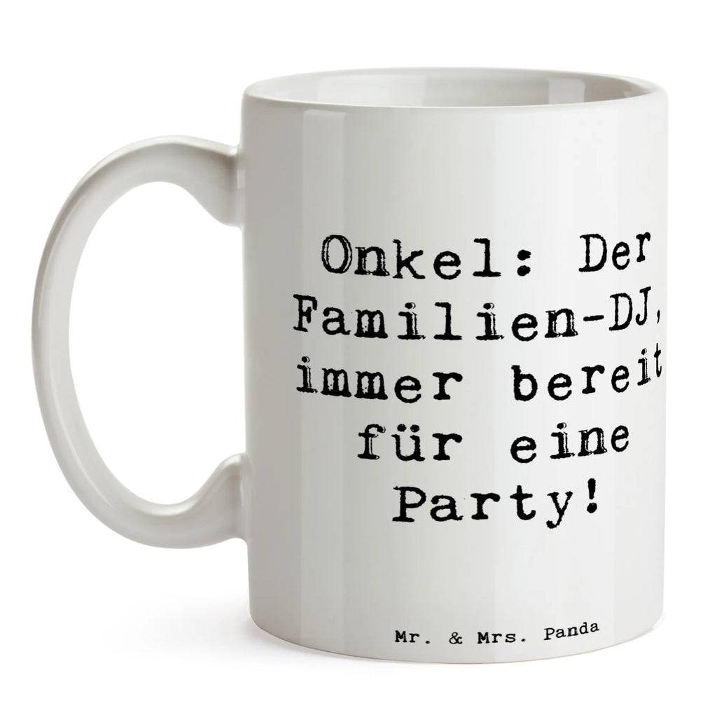 Tasse Spruch Onkel Familien-DJ Tasse, Kaffeetasse, Teetasse, Becher, Kaffeebecher, Teebecher, Keramiktasse, Porzellantasse, Büro Tasse, Geschenk Tasse, Tasse Sprüche, Tasse Motive, Kaffeetassen, Tasse bedrucken, Designer Tasse, Cappuccino Tassen, Schöne Teetassen, Familie, Vatertag, Muttertag, Bruder, Schwester, Mama, Papa, Oma, Opa