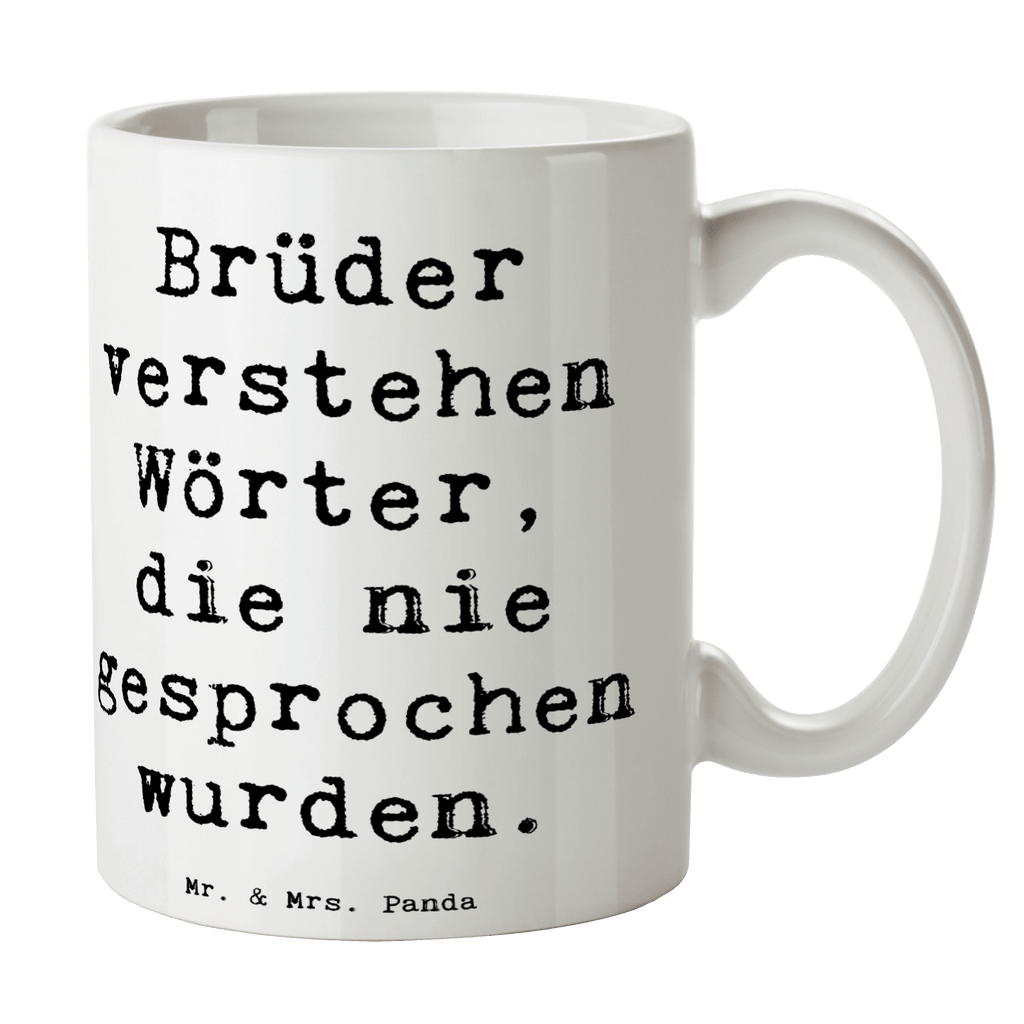 Tasse Spruch Bruderverständnis Tasse, Kaffeetasse, Teetasse, Becher, Kaffeebecher, Teebecher, Keramiktasse, Porzellantasse, Büro Tasse, Geschenk Tasse, Tasse Sprüche, Tasse Motive, Kaffeetassen, Tasse bedrucken, Designer Tasse, Cappuccino Tassen, Schöne Teetassen, Familie, Vatertag, Muttertag, Bruder, Schwester, Mama, Papa, Oma, Opa